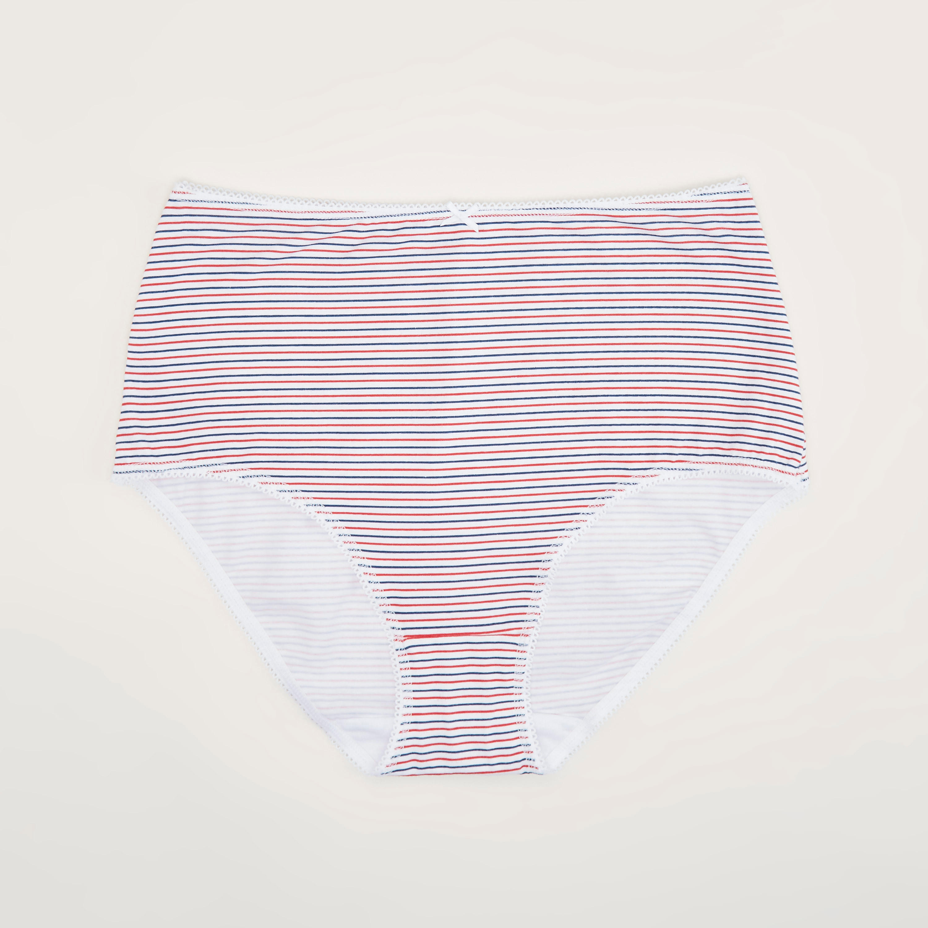 Set of 5 - Assorted Basic Briefs with Elasticated Waistband-women-clothing-lingerie-panties-image-3