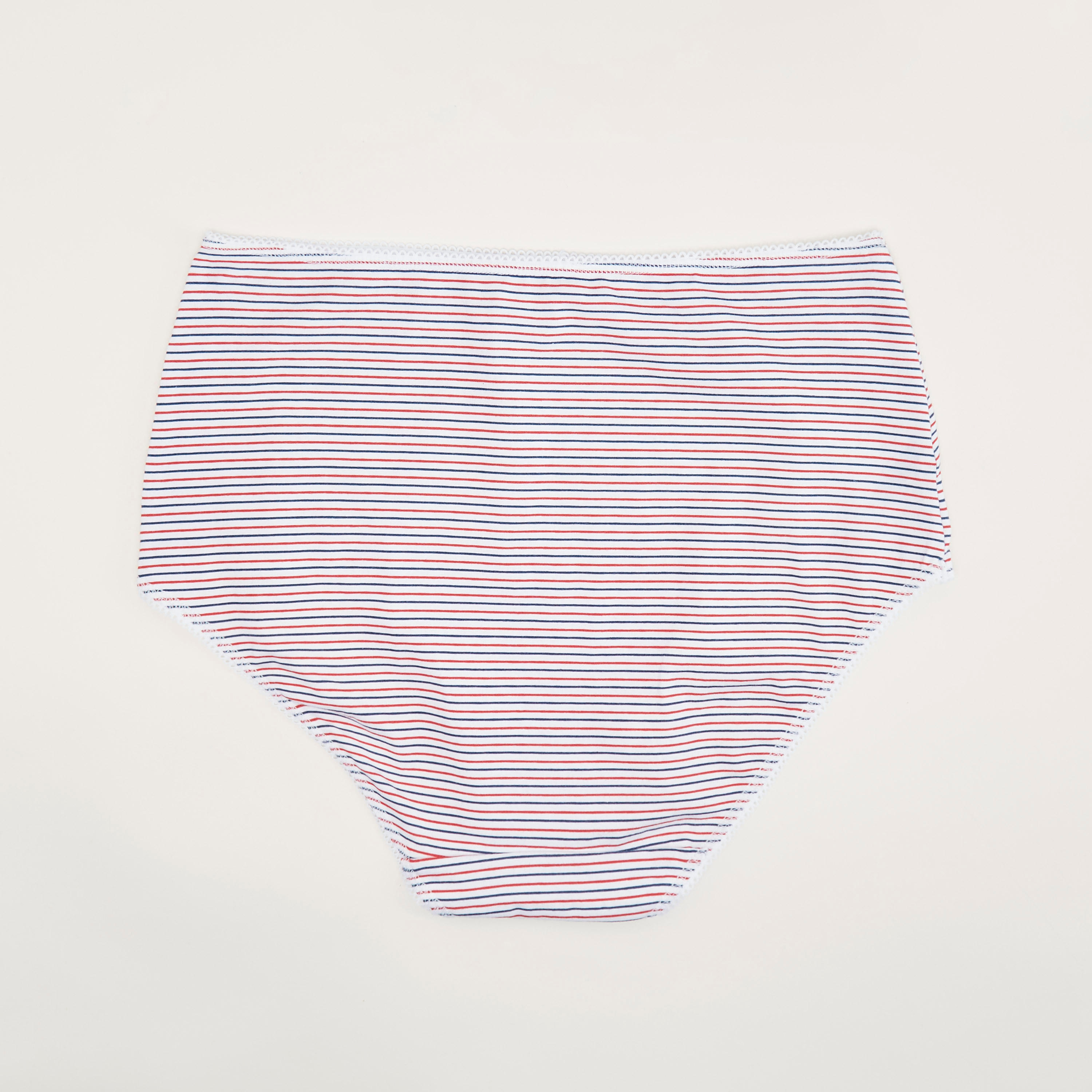 سراويل داخليّة أساسيّة متنوّعة بخصر مطّاطي - طقم من 5-women-clothing-lingerie-panties-image-1