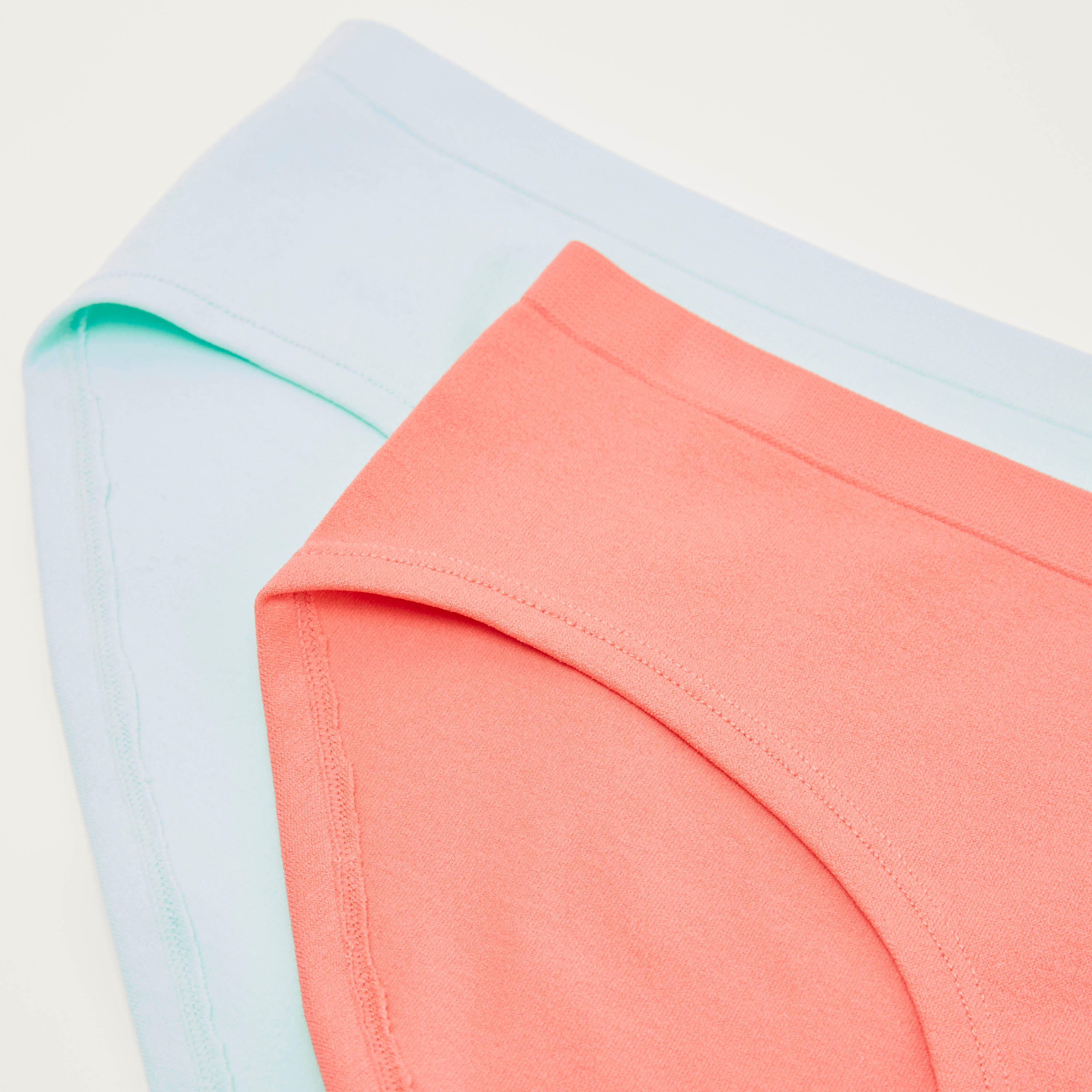 Set of 2 - Solid Boyshort Briefs with Elasticated Waistband-women-clothing-lingerie-panties-image-2