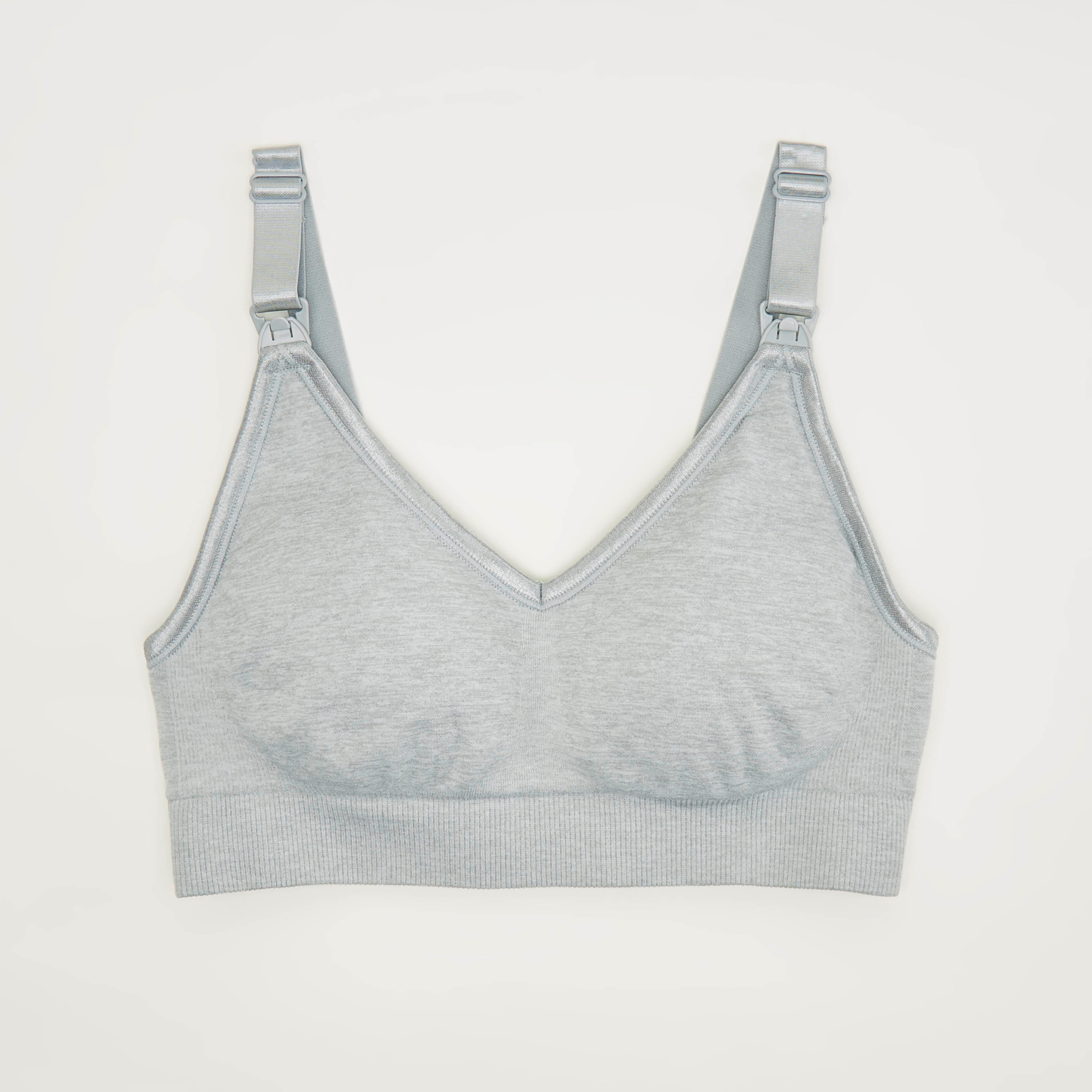 Seamless Padded Maternity Bra with Adjustable Straps-women-clothing-lingerie-bras-image-1