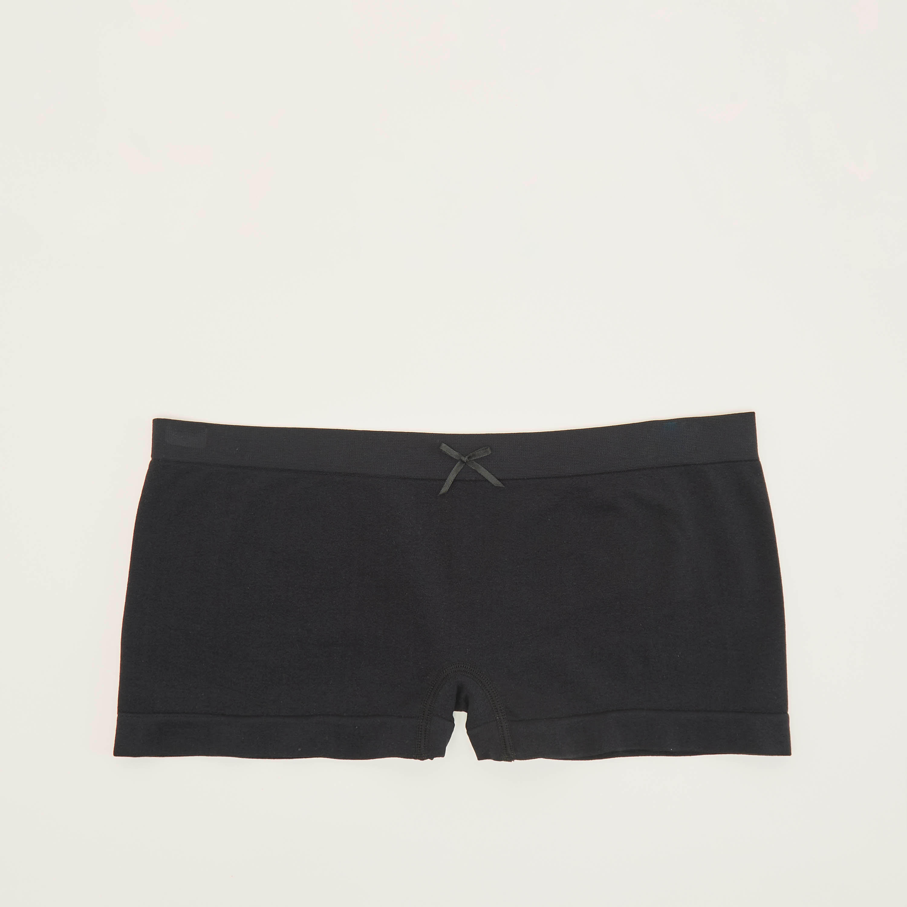 سراويل داخليّة بوي شورت سادة بخصر مطّاطي - طقم من 2-women-clothing-lingerie-panties-image-2