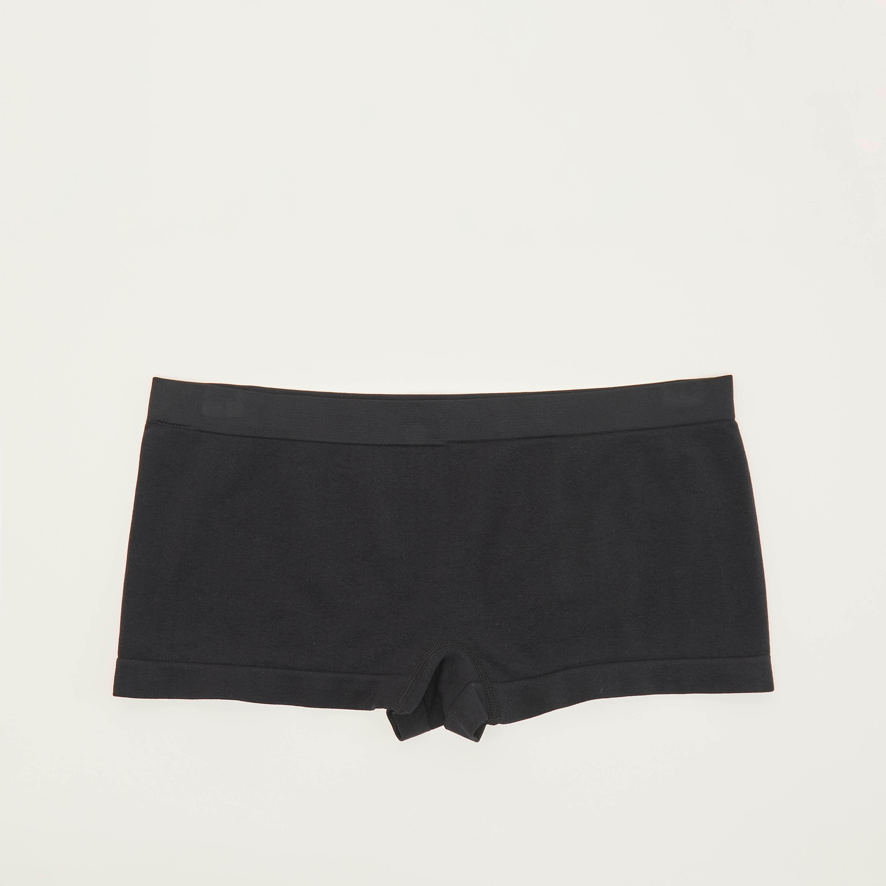 سراويل داخليّة بوي شورت سادة بخصر مطّاطي - طقم من 2-women-clothing-lingerie-panties-image-1