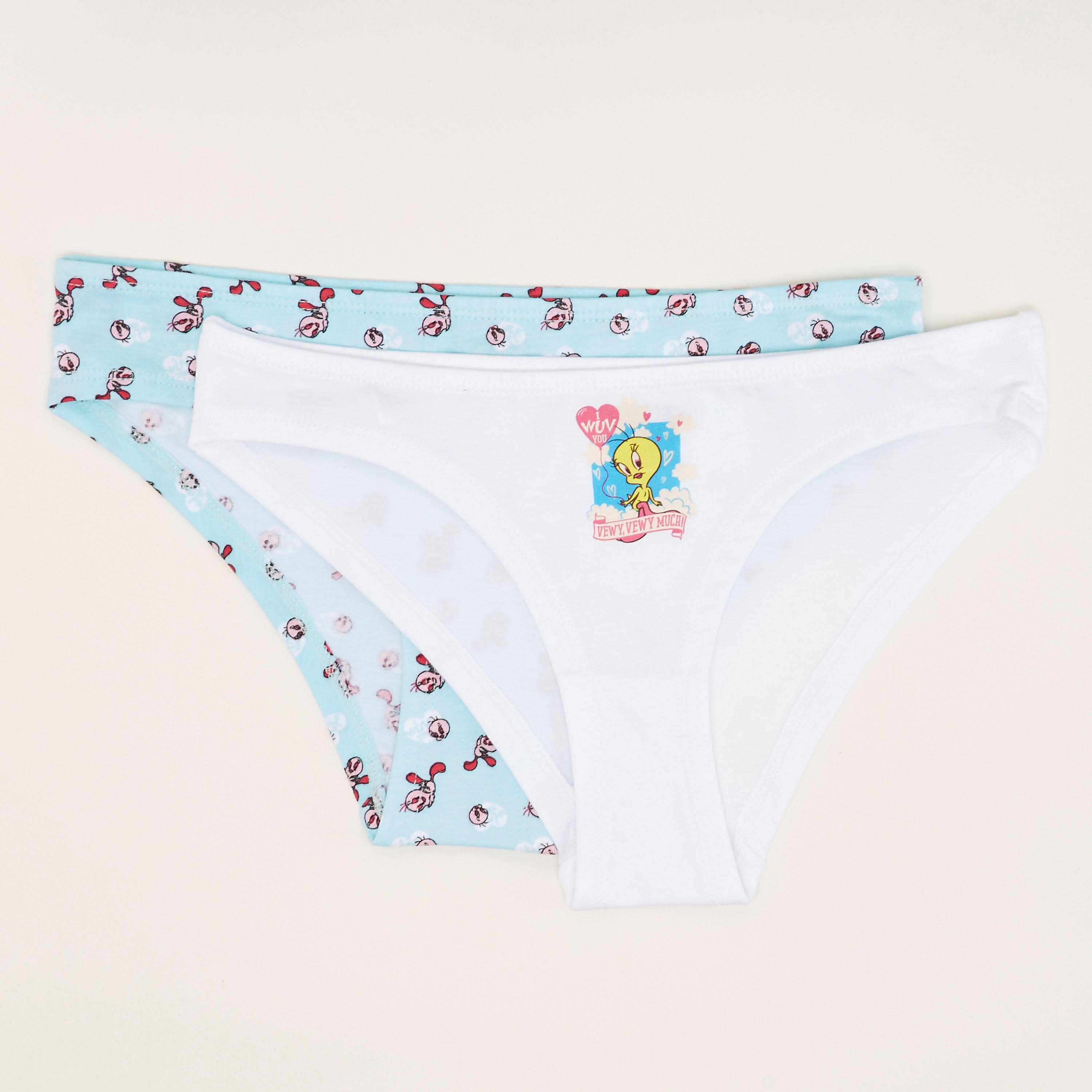 Set of 2 - Printed Bikini Briefs-women-clothing-lingerie-panties-image-1