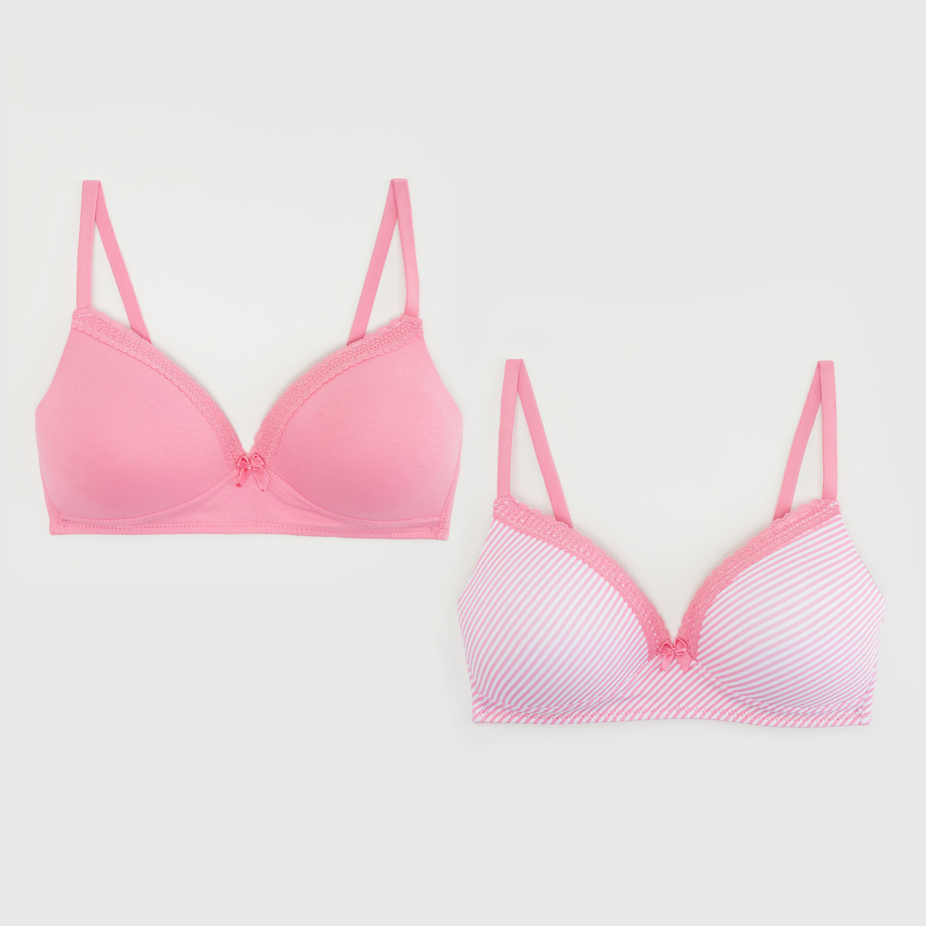 صدريّة تيشيرت متنوّعة بأحزمة قابلة للتّعديل - طقم من 2-women-clothing-lingerie-bras-image-1