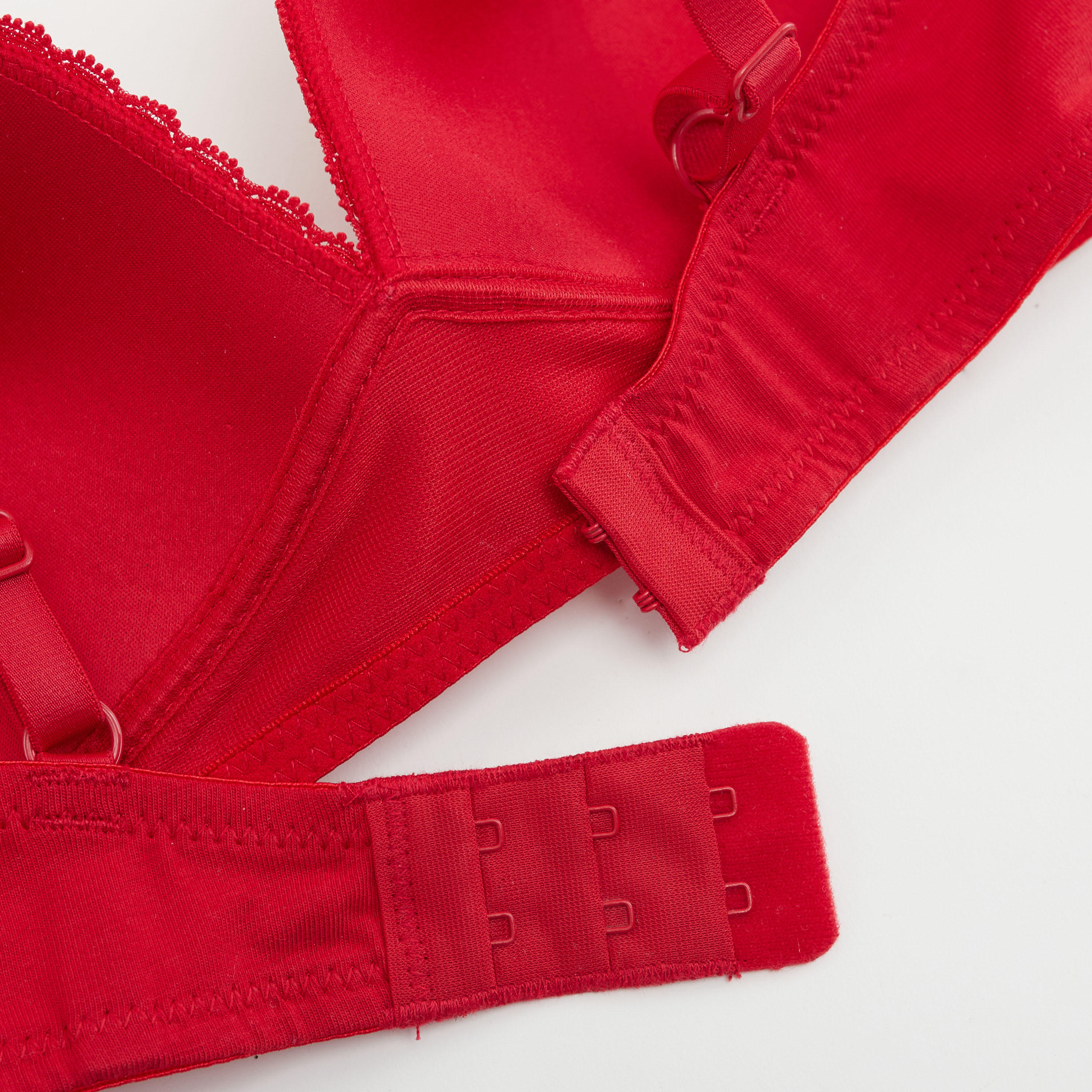 طقم صدريّة ديمي مبطّنة متنوّعة بتفاصيل دانتيل وفيونكة - قطعتين-women-clothing-lingerie-bras-image-5