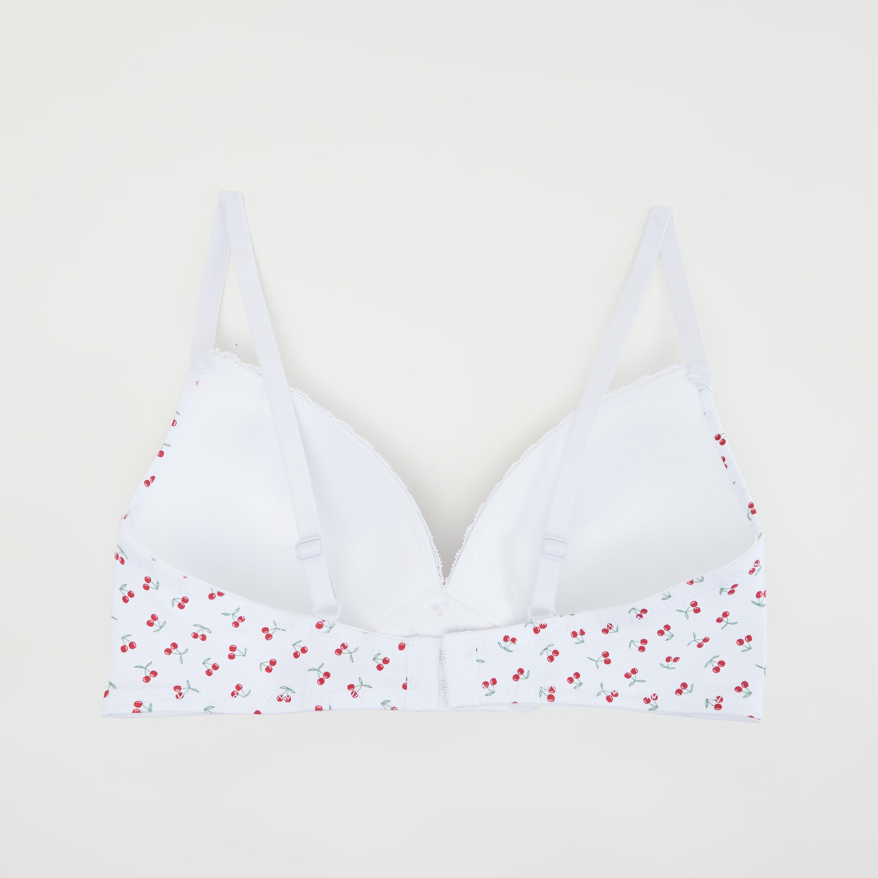 طقم صدريّة ديمي مبطّنة متنوّعة بتفاصيل دانتيل وفيونكة - قطعتين-women-clothing-lingerie-bras-image-8