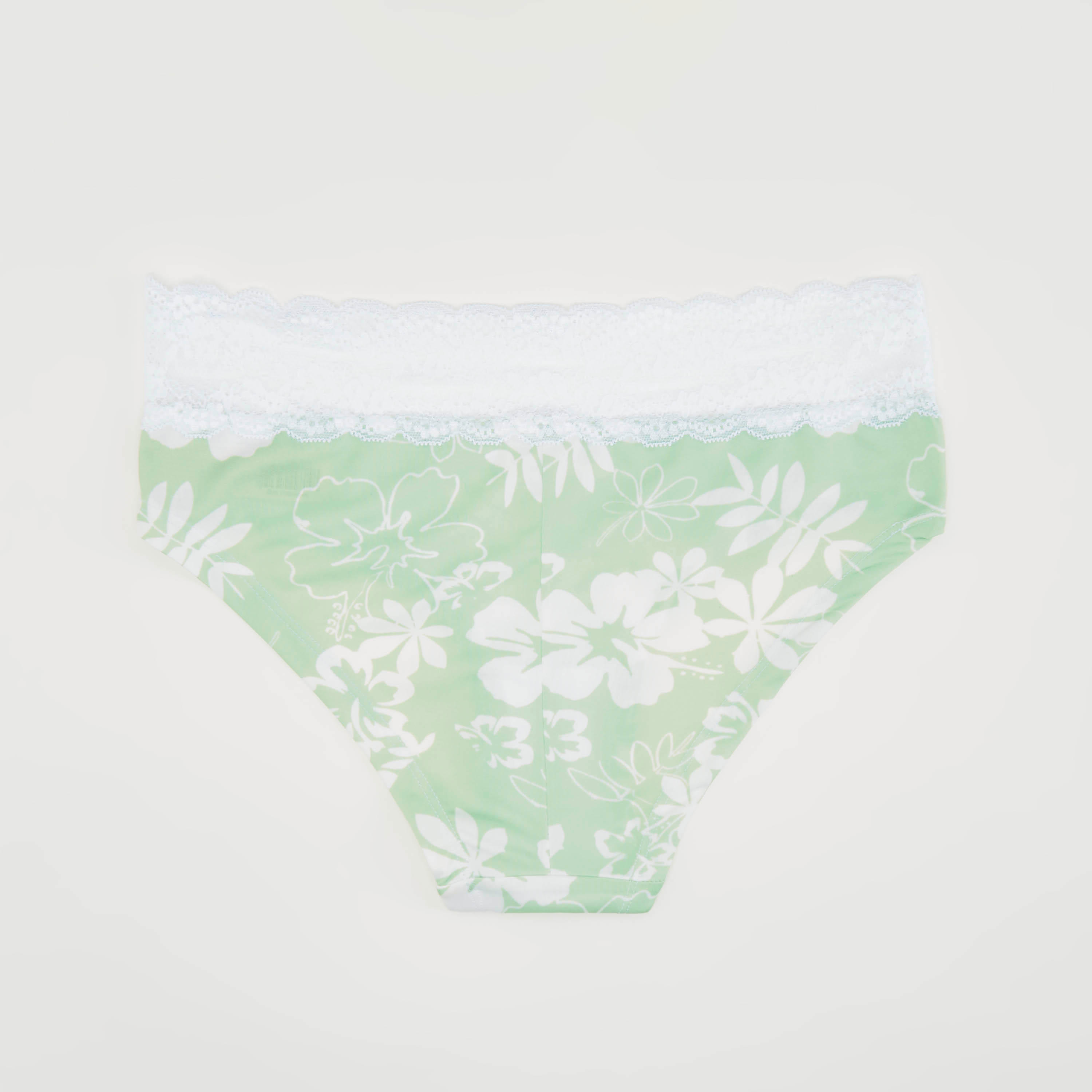 سراويل بيكيني بتفاصيل دانتيل وطبعات زهرية-women-clothing-lingerie-panties-image-3