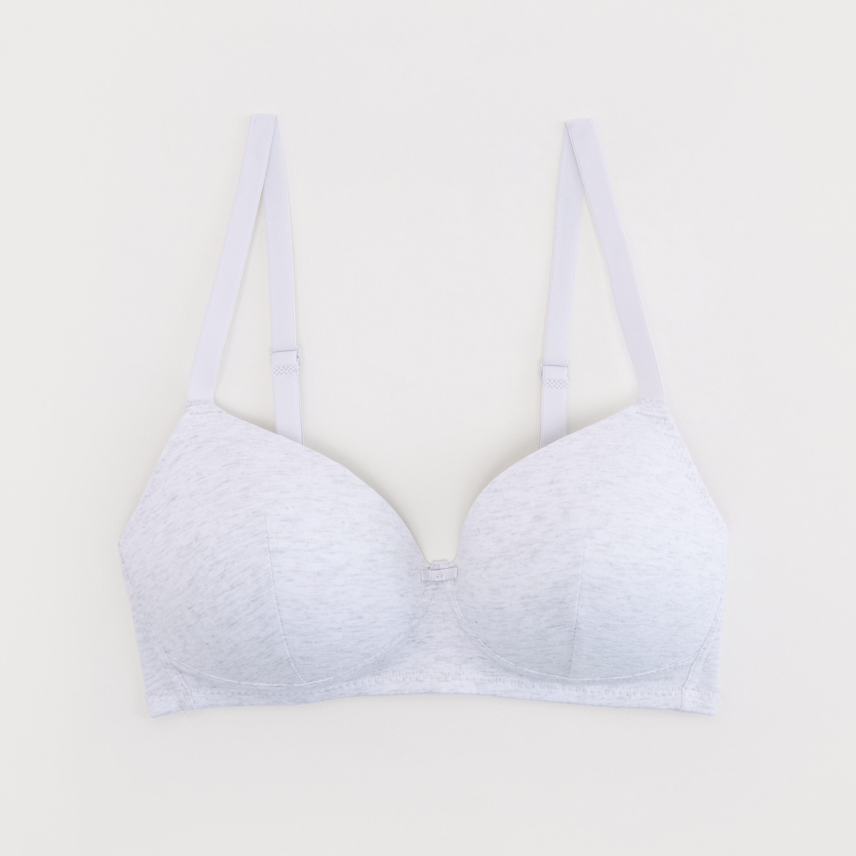 صدرية بلانج سادة مبطّنة بأحزمة قابلة للتعديل-women-clothing-lingerie-bras-image-4