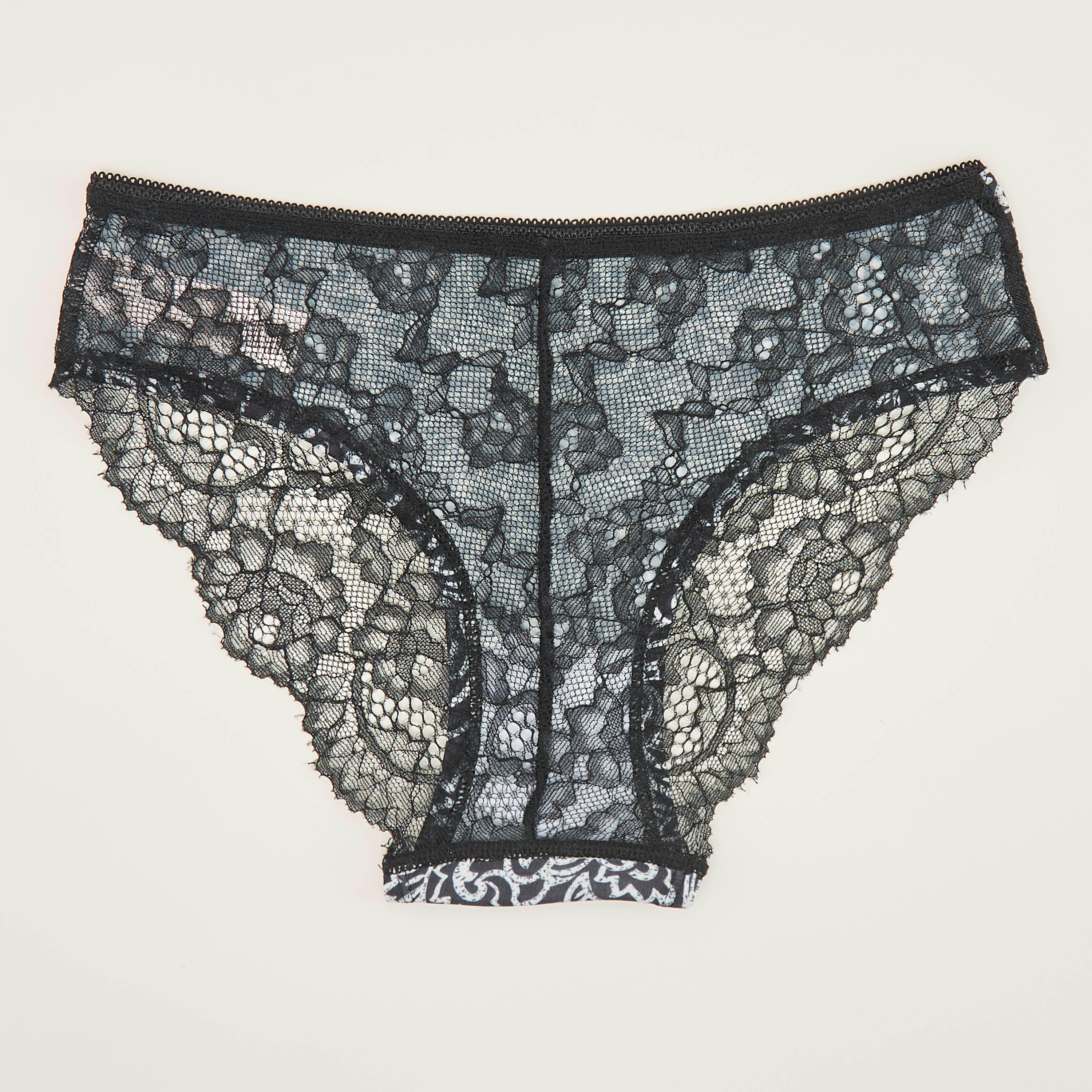 سروال هيبستر داخلي بتفاصيل دانتيل وخصر مطّاطي وطبعات-women-clothing-lingerie-panties-image-3