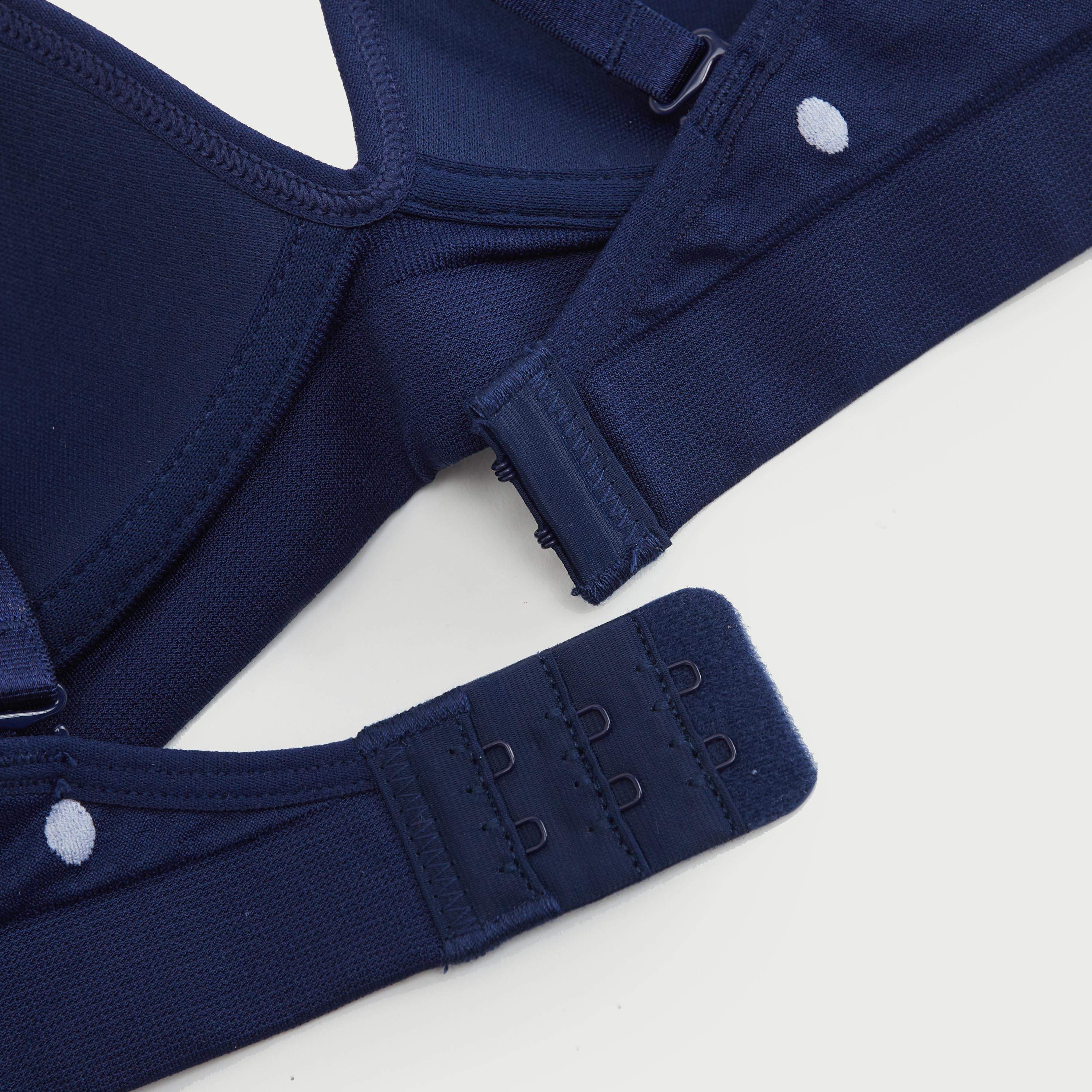 صدرية مبطنة متداخلة ومنقّطة بأحزمة قابلة للتعديل-women-clothing-lingerie-bras-image-1