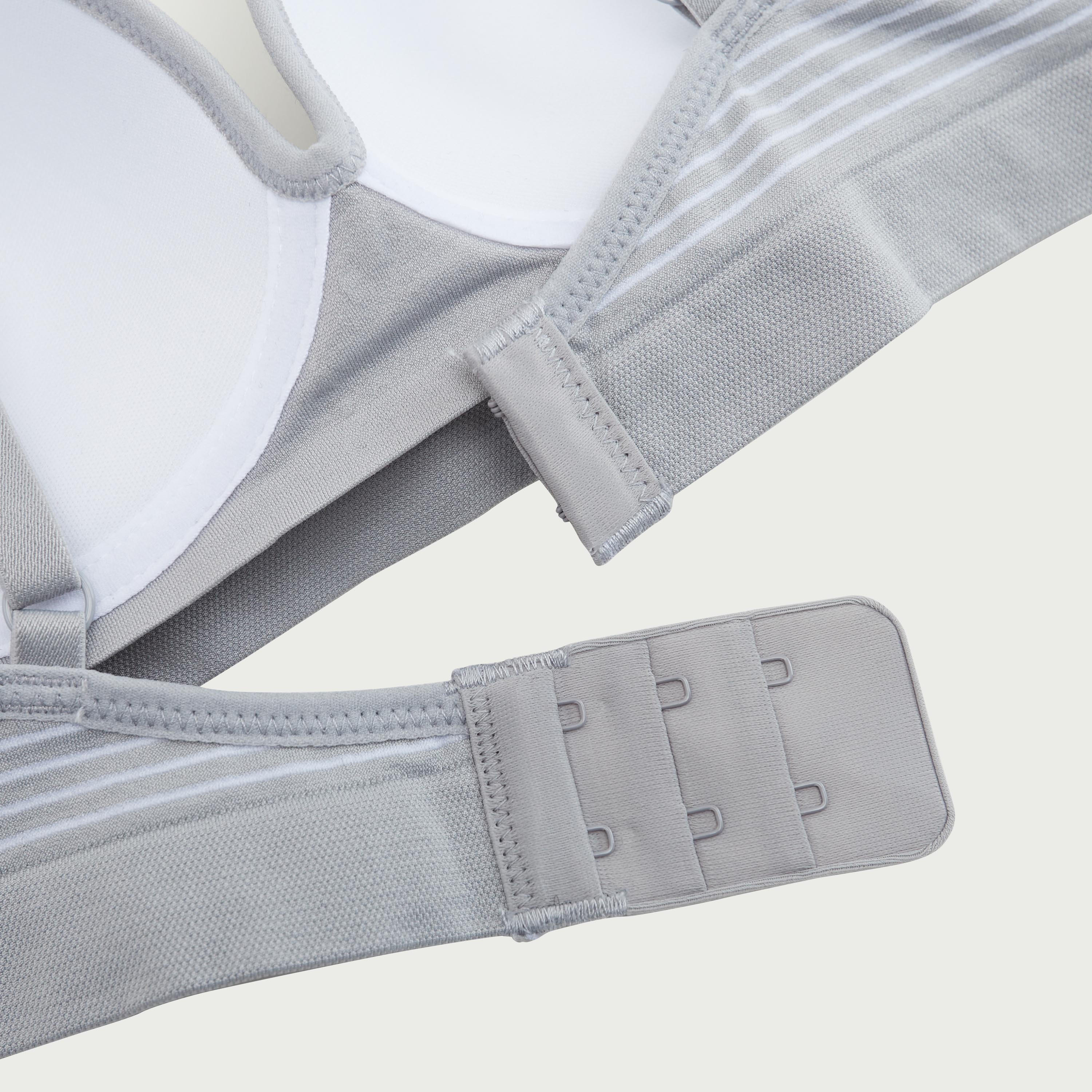صدرية مبطّنة متداخلة ومقلّمة بأحزمة قابلة للتعديل-women-clothing-lingerie-bras-image-1