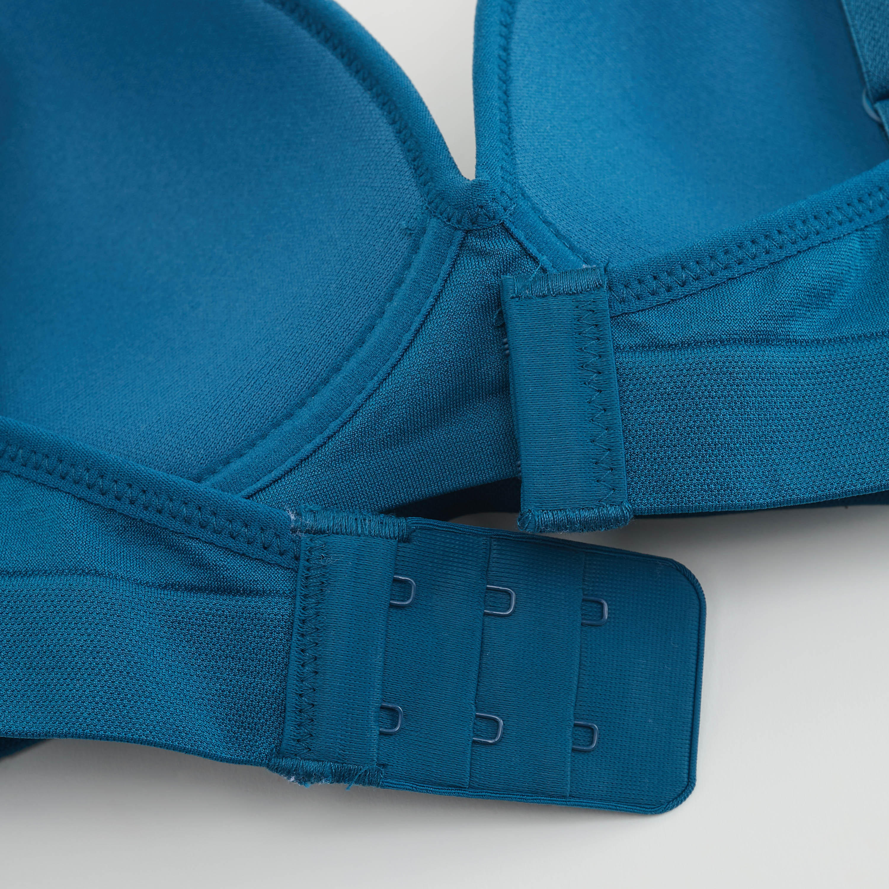 صدرية مبطّنة متداخلة سادة بأحزمة قابلة للتعديل-women-clothing-lingerie-bras-image-1