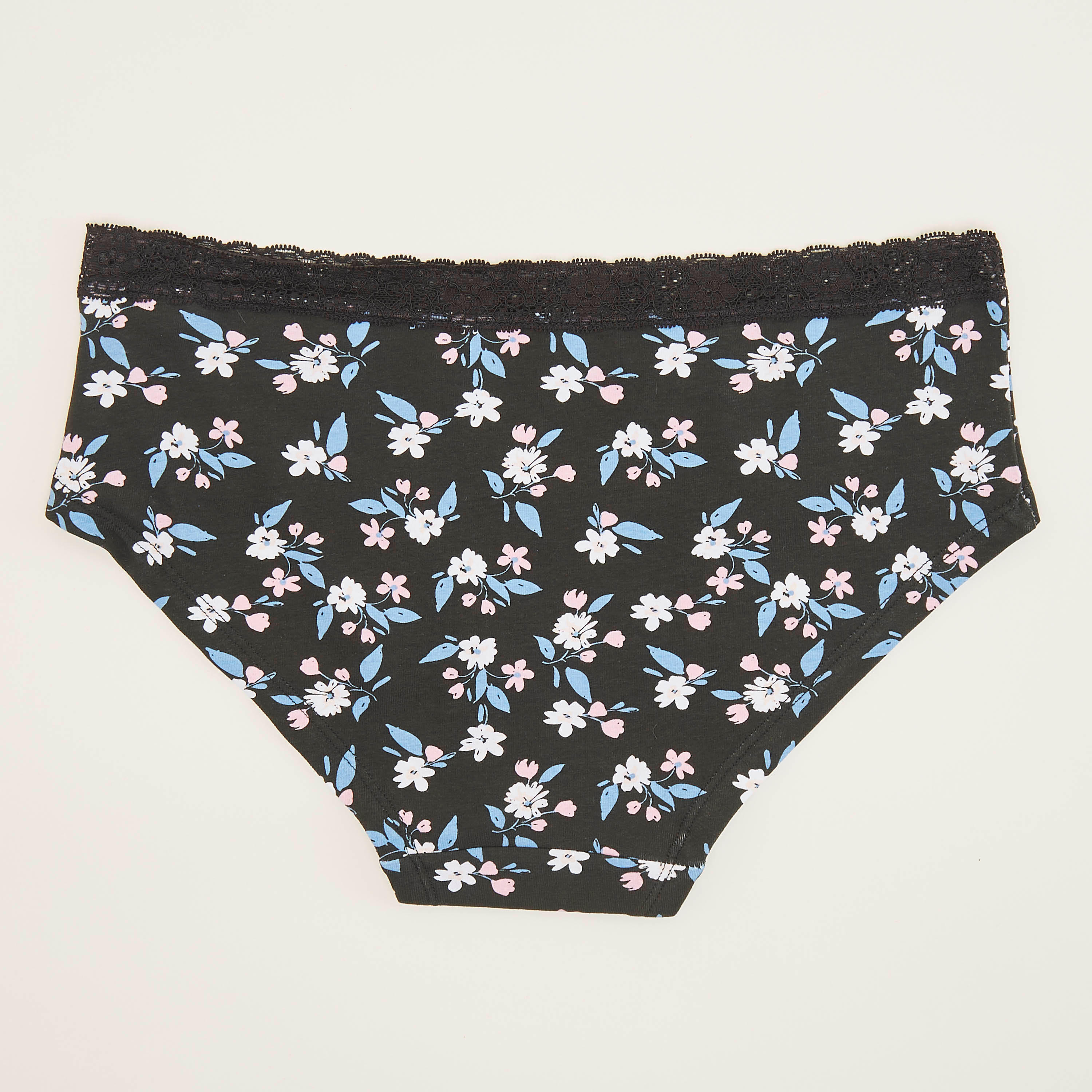 سراويل داخلية بطبعات أزهار وتفاصيل دانتيل-women-clothing-lingerie-panties-image-3