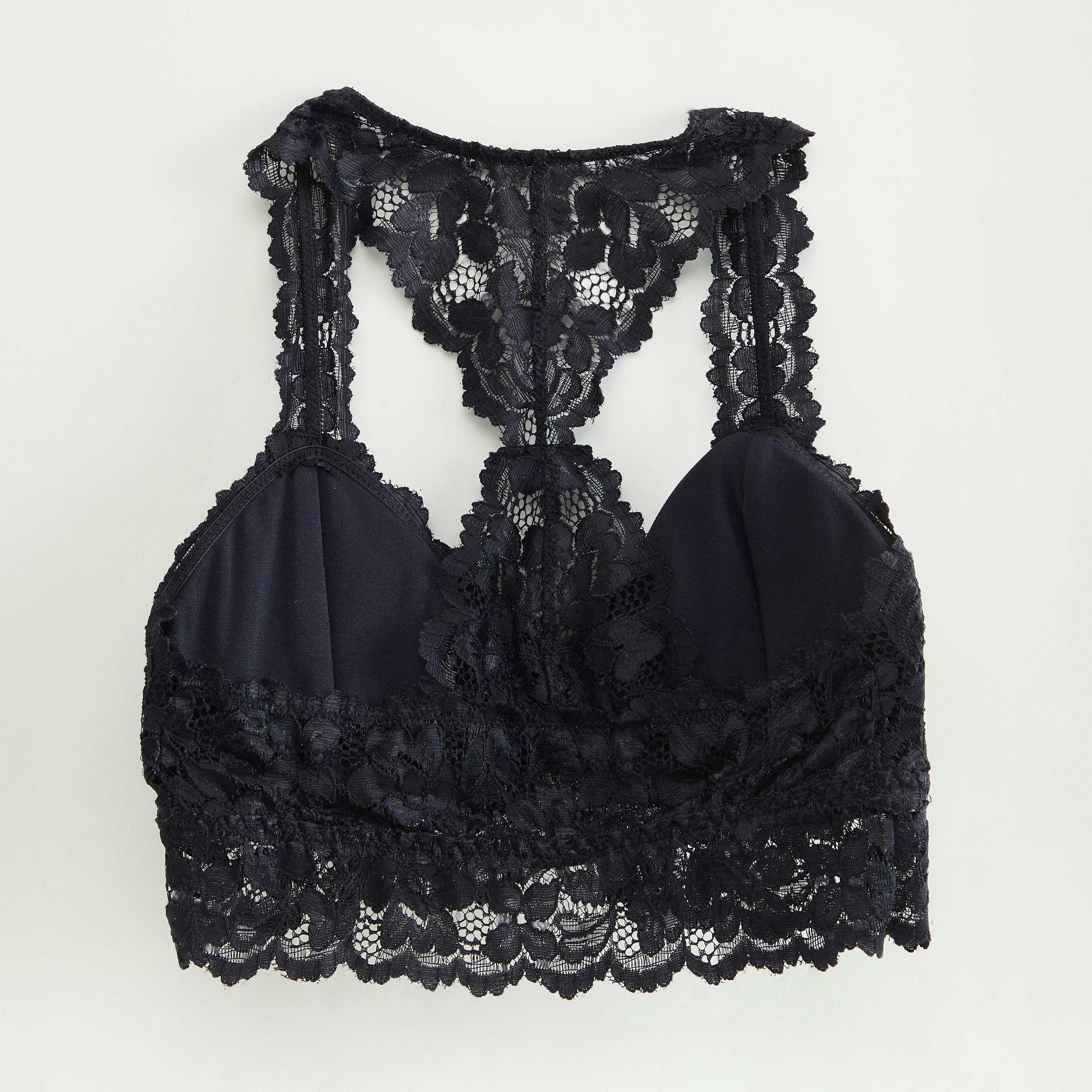 صدريّة دانتيل مبطنة بظهر ريسر-women-clothing-lingerie-bras-image-4