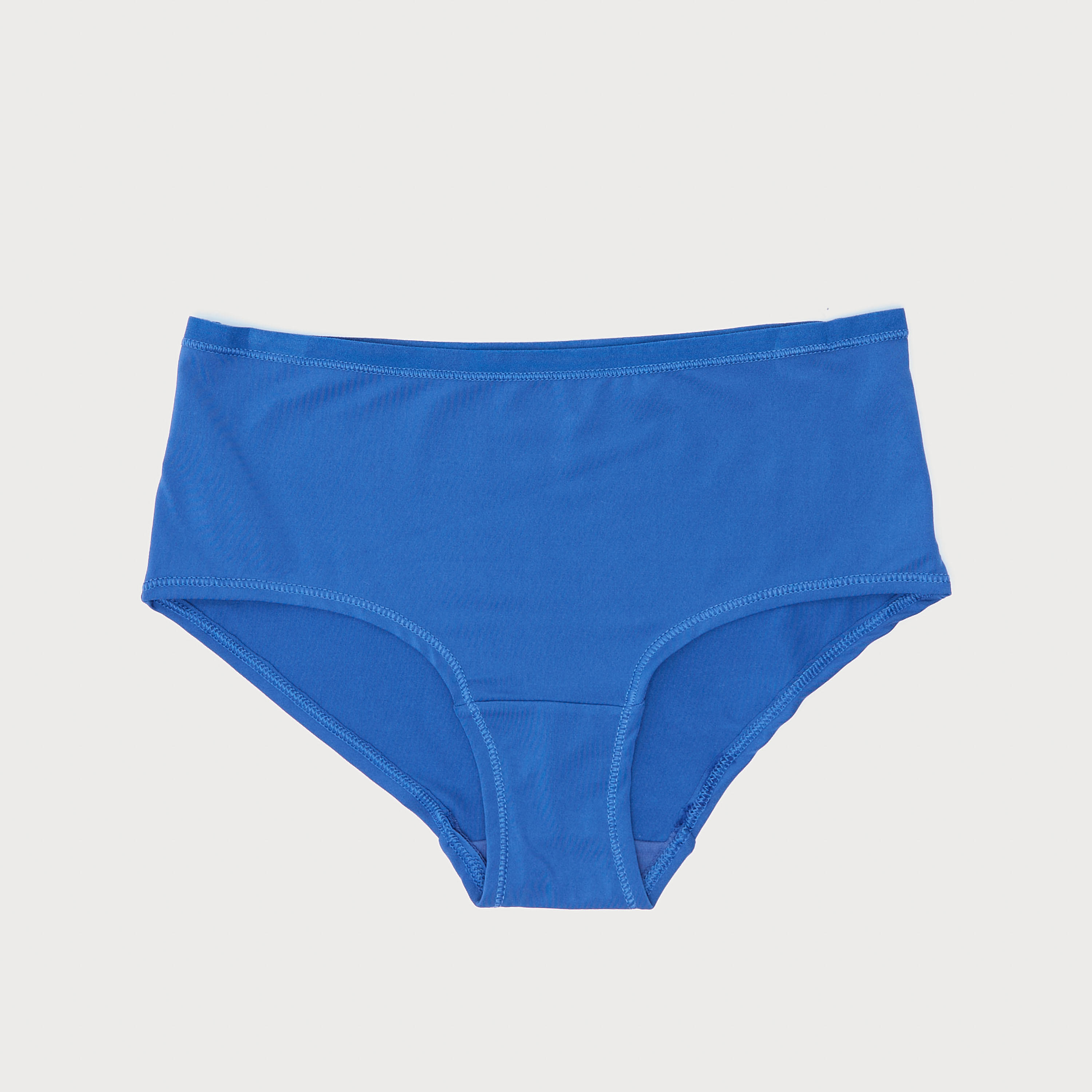 سراويل داخليّة بوي شورت سادة بخصر مطّاطي - طقم من 5 قطع-women-clothing-lingerie-panties-image-2
