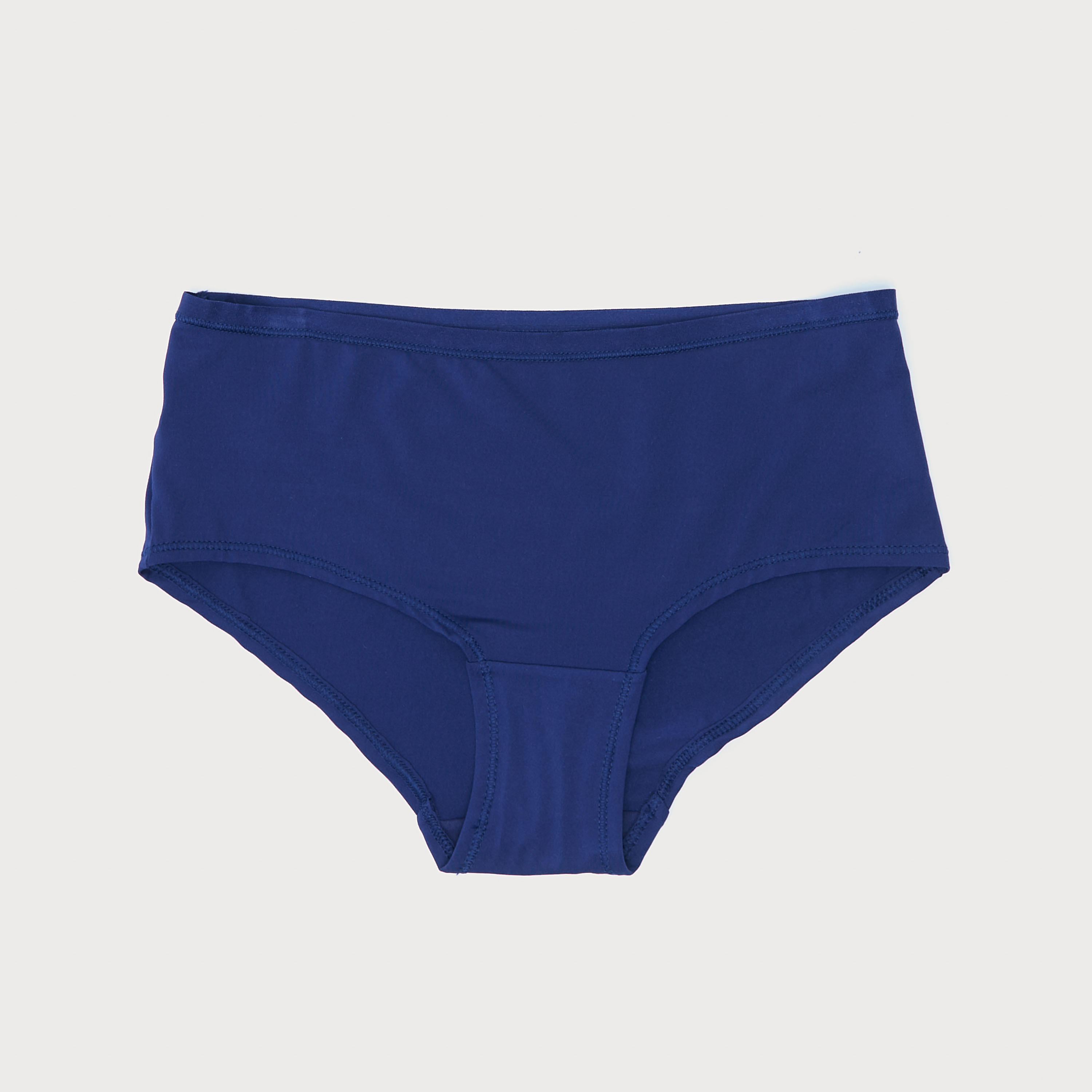 Set of 5 - Solid Boyshort Briefs with Elasticated Waistband-women-clothing-lingerie-panties-image-3
