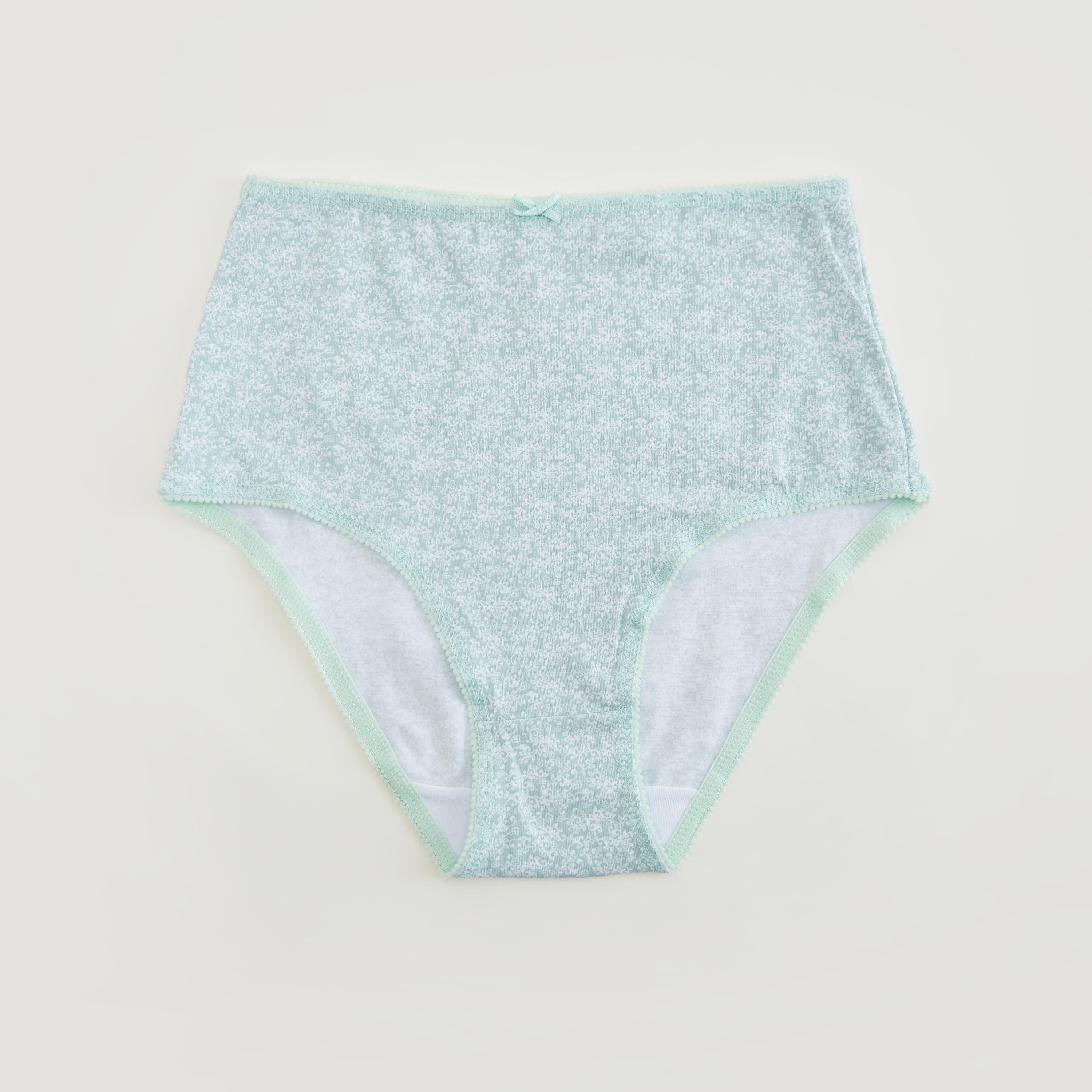 Set of 5 - Printed Hipster Briefs with Bow Accent-women-clothing-lingerie-panties-image-3