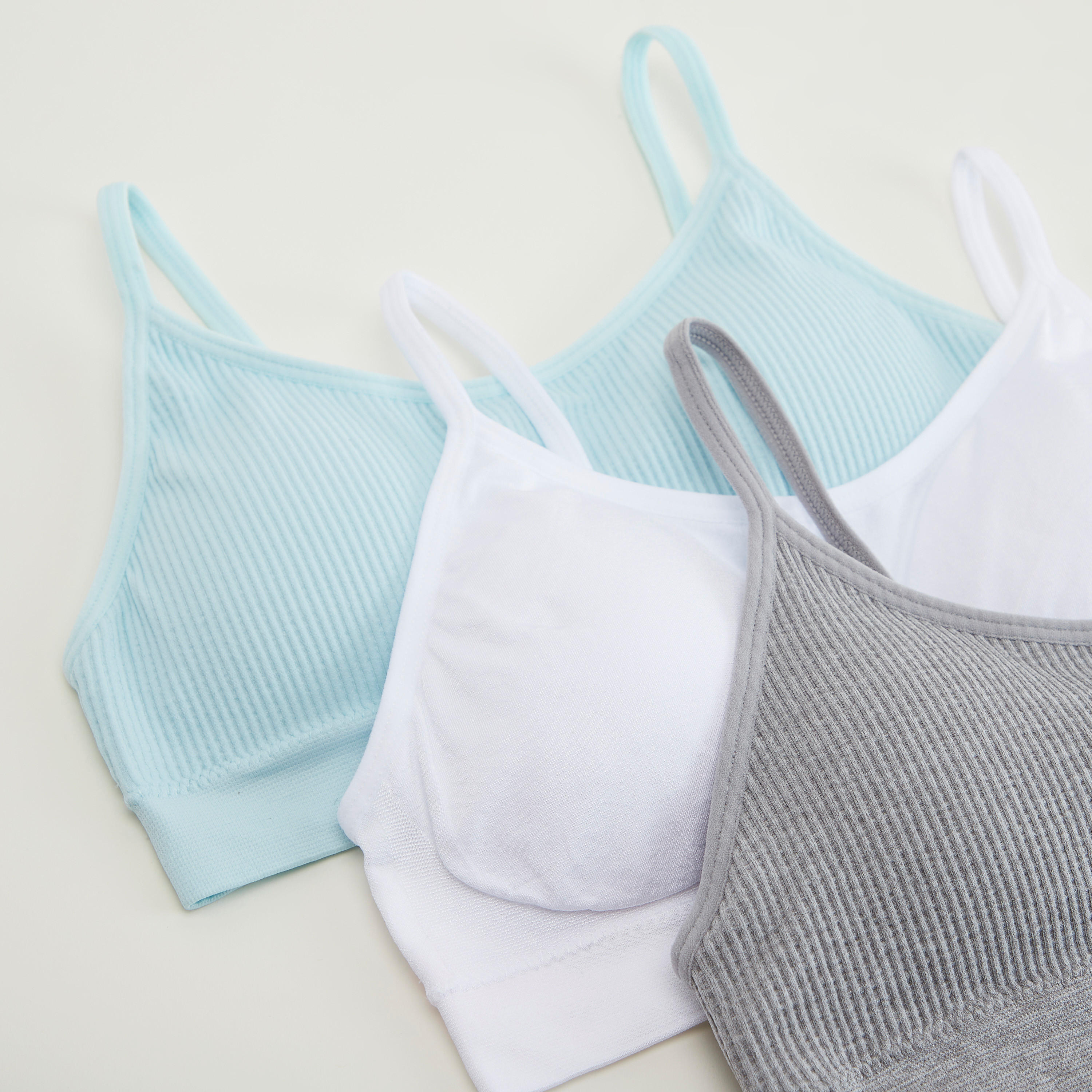 Set of 3 - Solid Seamless Padded Bra-women-clothing-lingerie-bras-image-2
