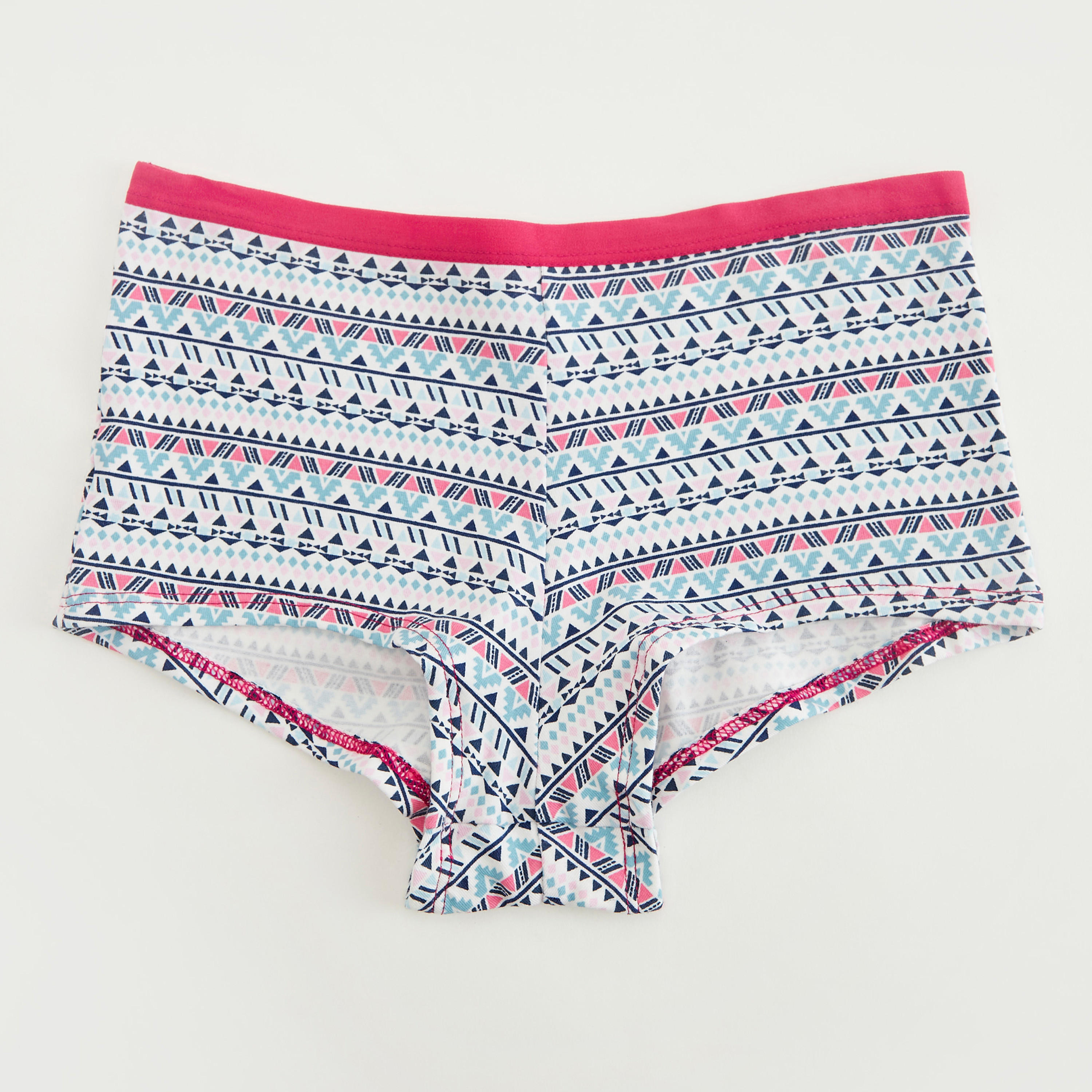Set of 5 - Assorted Boyshort Briefs with Elasticated Waistband-women-clothing-lingerie-panties-image-3