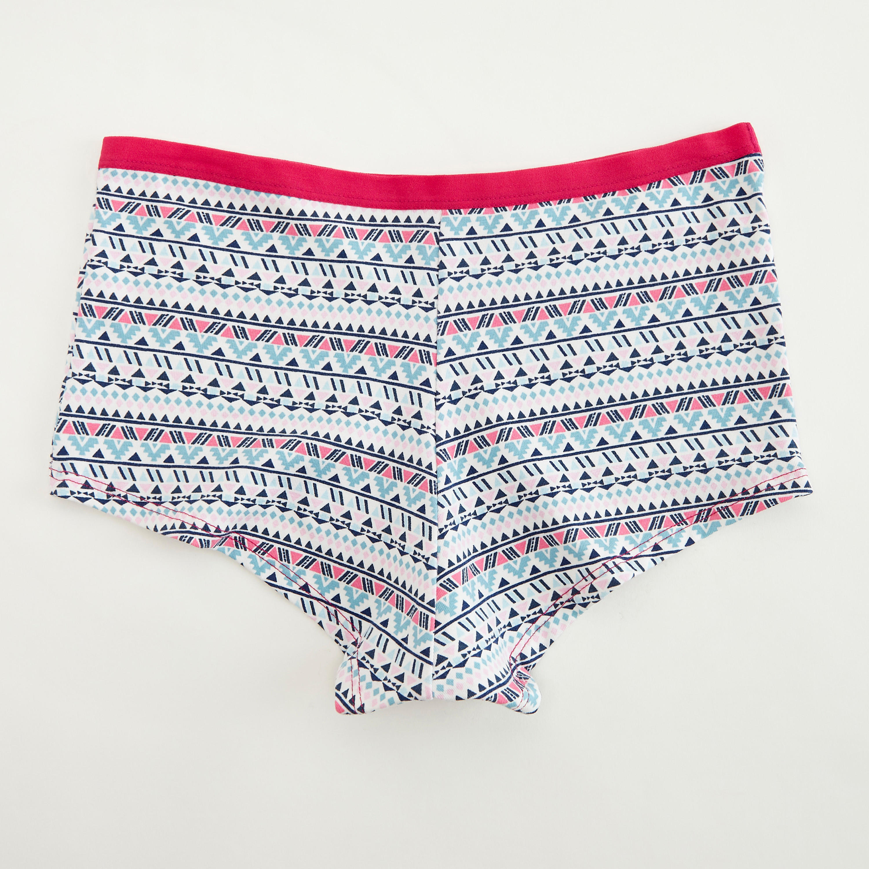 Set of 5 - Assorted Boyshort Briefs with Elasticated Waistband-women-clothing-lingerie-panties-image-4