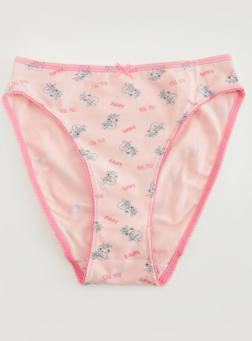 سراويل داخليّة هيبستر بخصر مطّاطي - طقم من 5-women-clothing-lingerie-panties-image-2