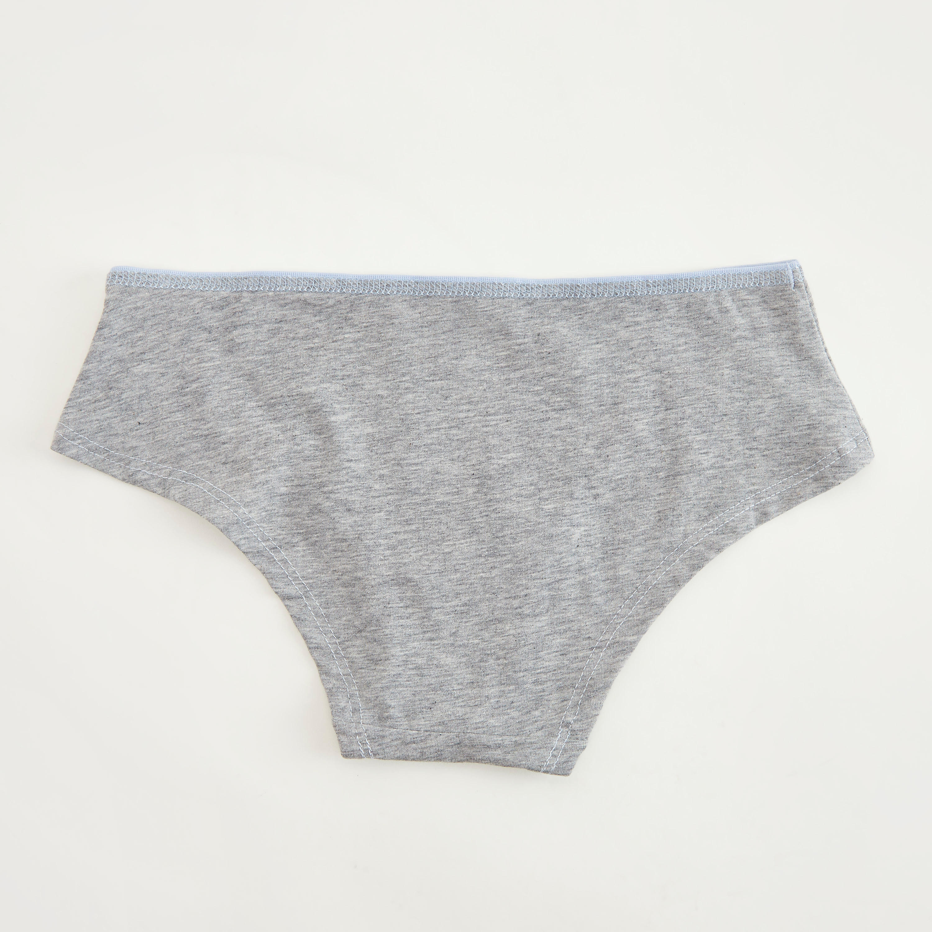 سراويل داخليّة بوي شورت سادة بخصر مطّاطي - طقم من 5-women-clothing-lingerie-panties-image-4
