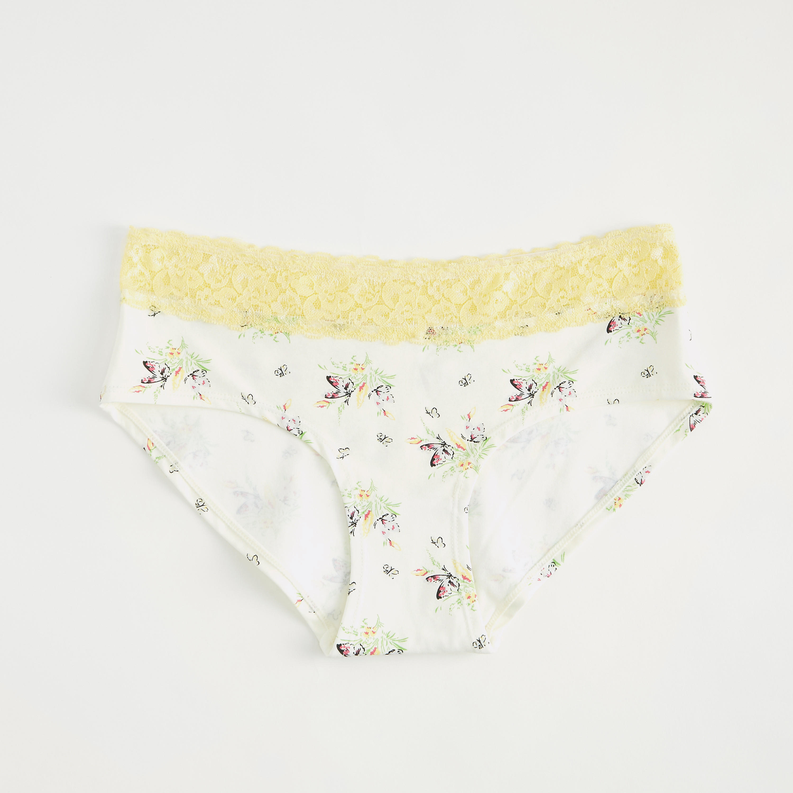 سراويل داخلية هيبستر بخصر دانتيل مطاطي وطبعات أزهار-women-clothing-lingerie-panties-image-1