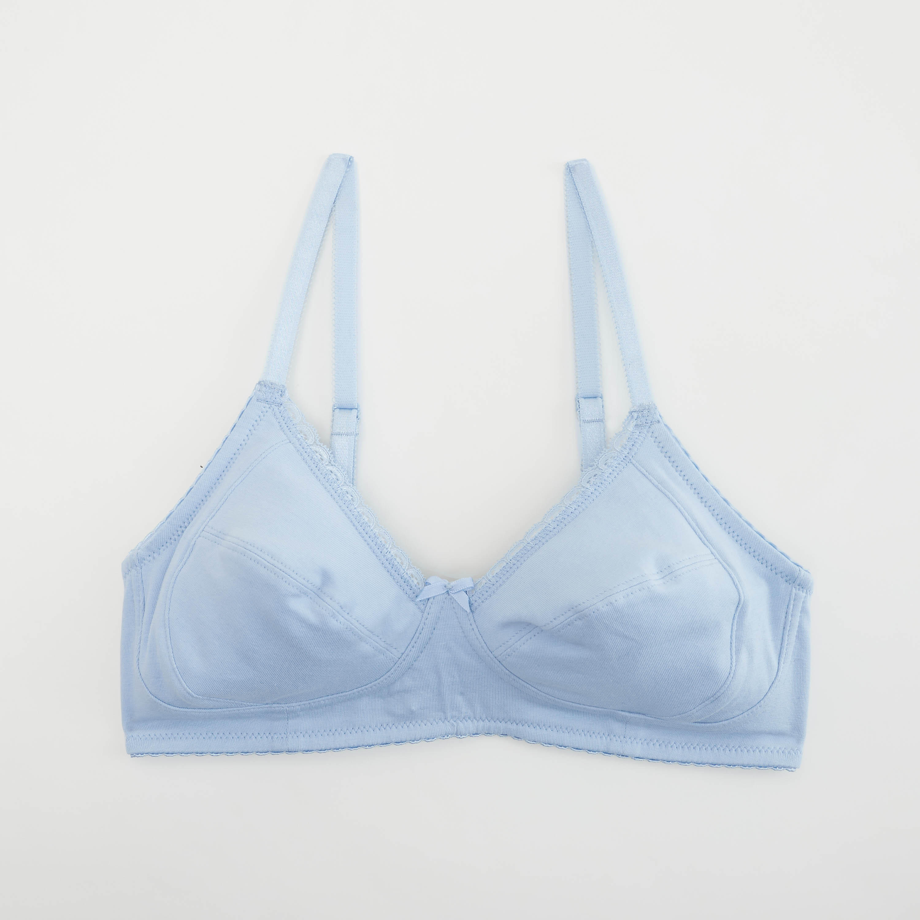 طقم صدريّات سادة بمشبك إغلاق ناعم - قطعتين-women-clothing-lingerie-bras-image-3