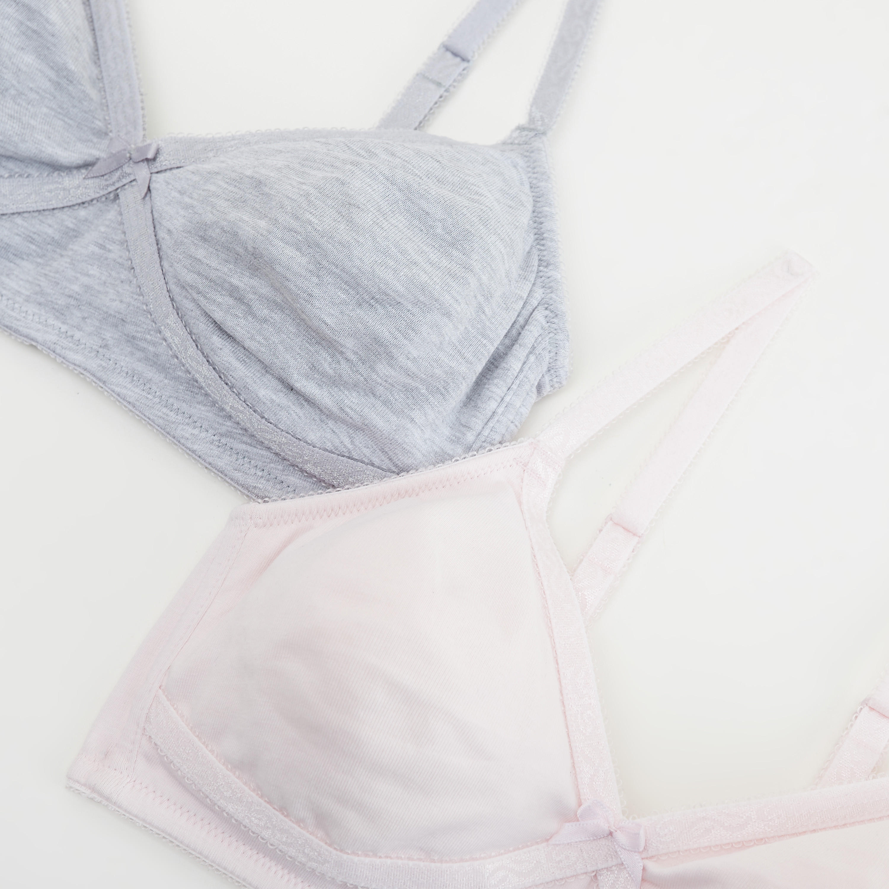 Set of 2 - Solid Bra with Adjustable Straps-women-clothing-lingerie-bras-image-2