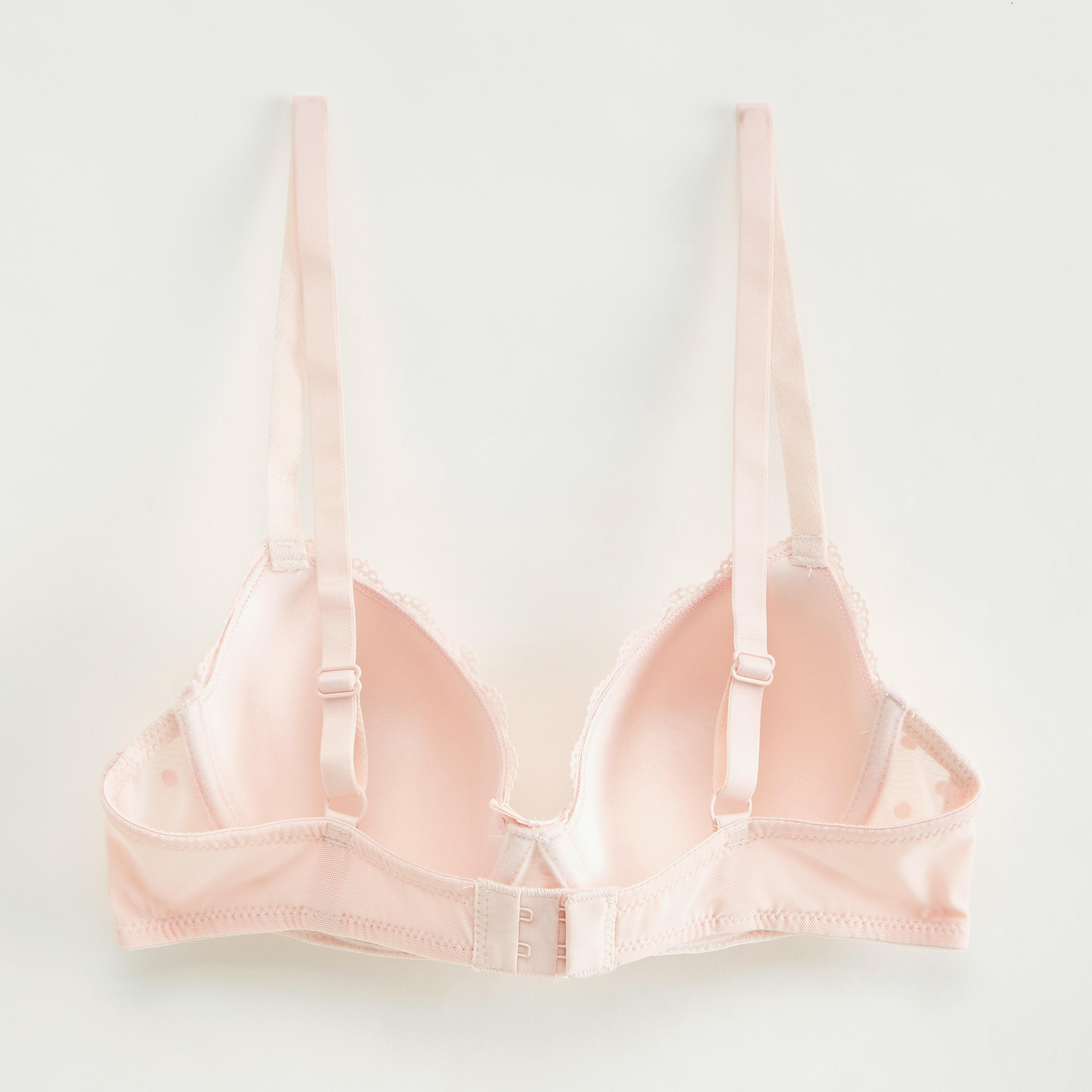 Padded Lace Plunge Bra with Adjustable Straps-women-clothing-lingerie-bras-image-4