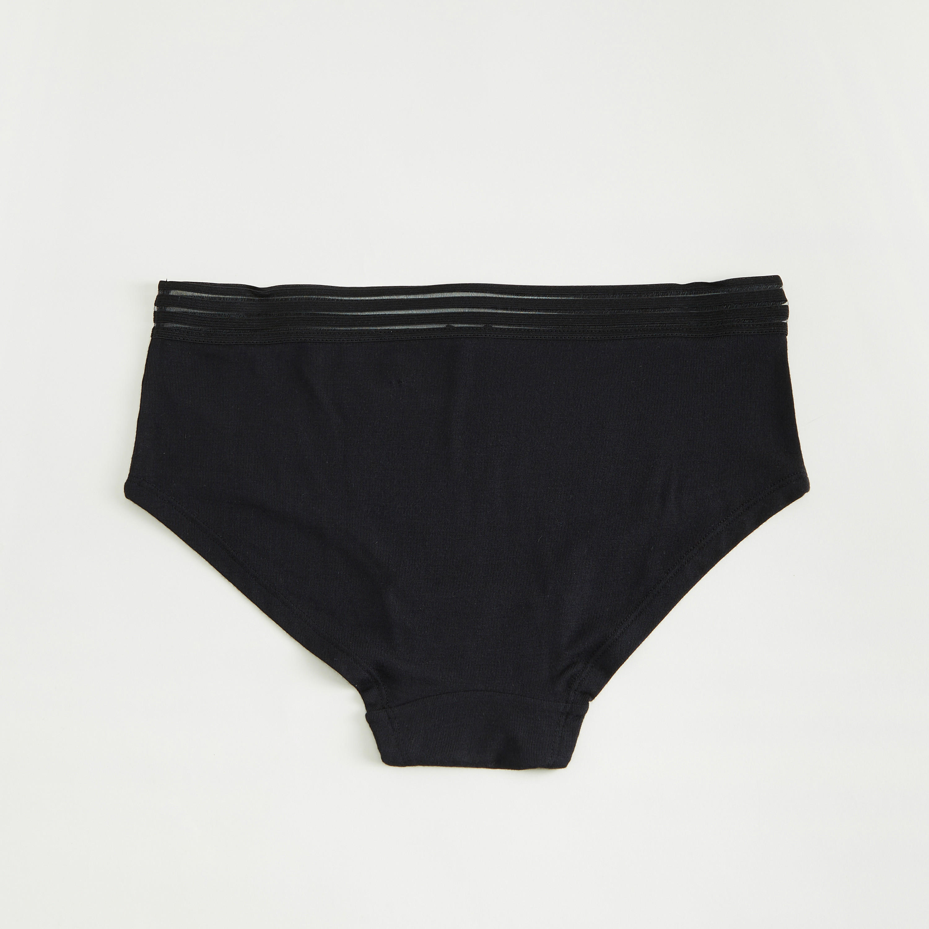سراويل داخليّة هيبستر سادة بخصر مطّاطي - طقم من 3 قطع-women-clothing-lingerie-panties-image-4