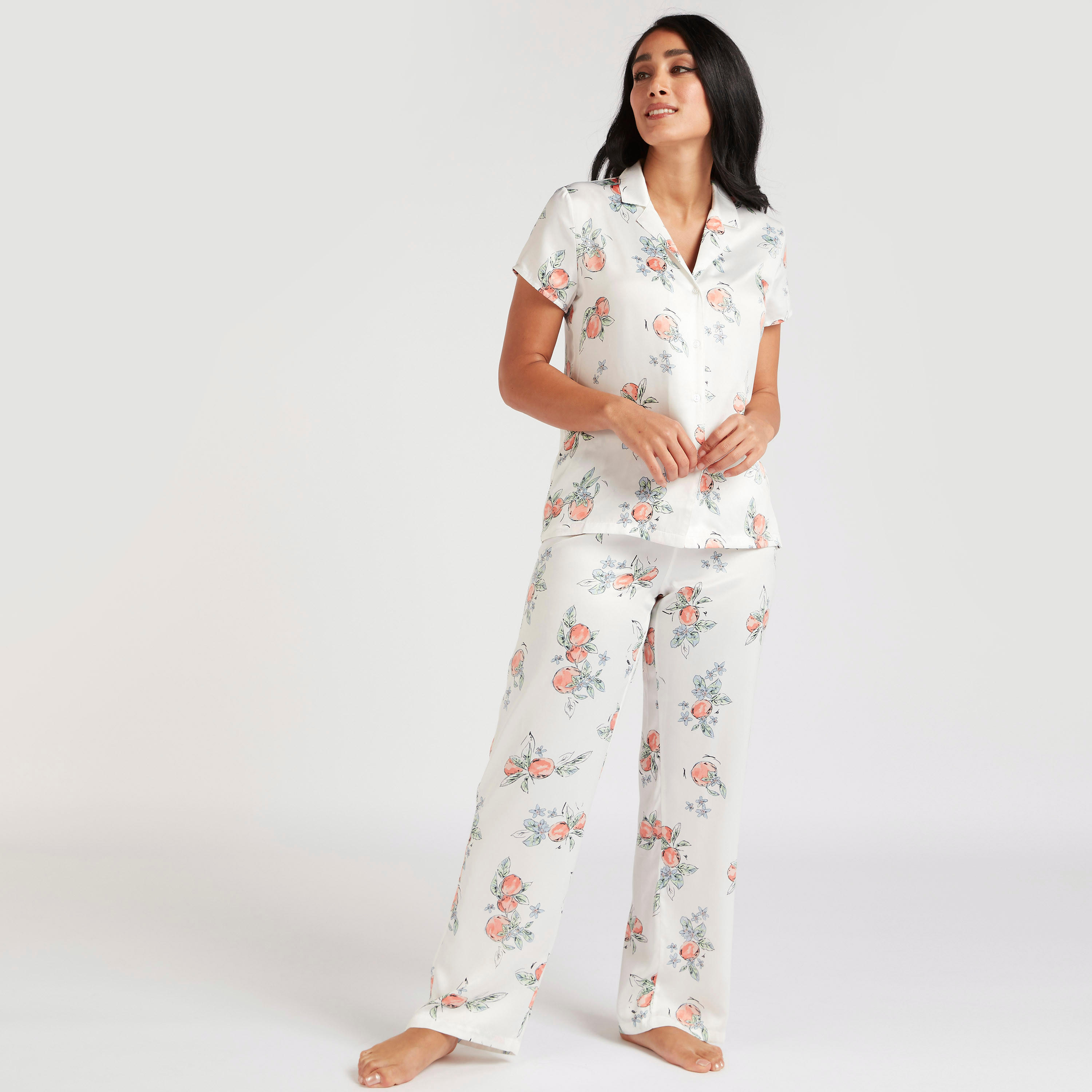 Printed Shirt and Full Length Pyjama Set-women-clothing-nightwear-pyjamas-longsets-image-1