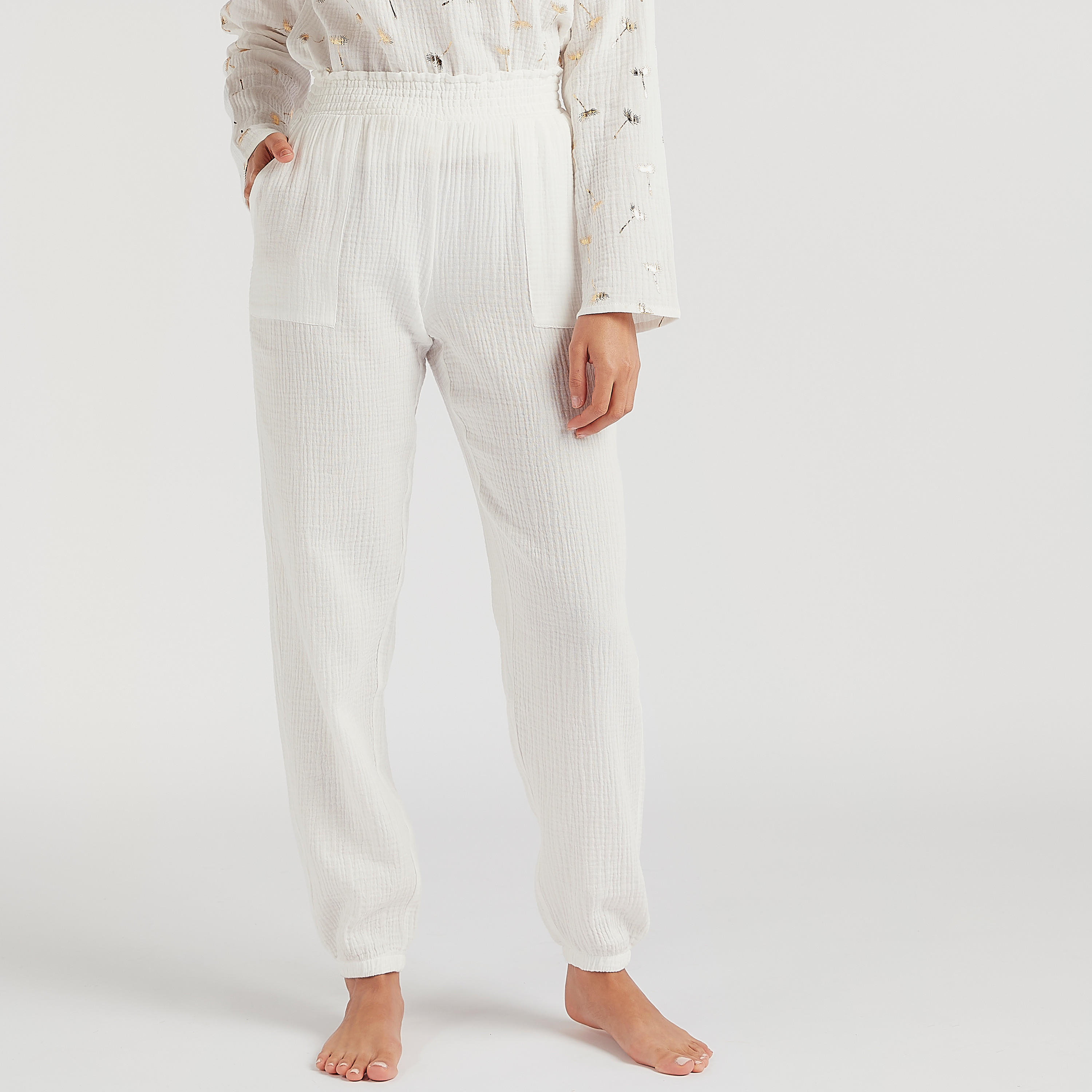 Printed Round Neck Nightshirt and Pyjama Set-women-clothing-nightwear-pyjamas-longsets-image-6