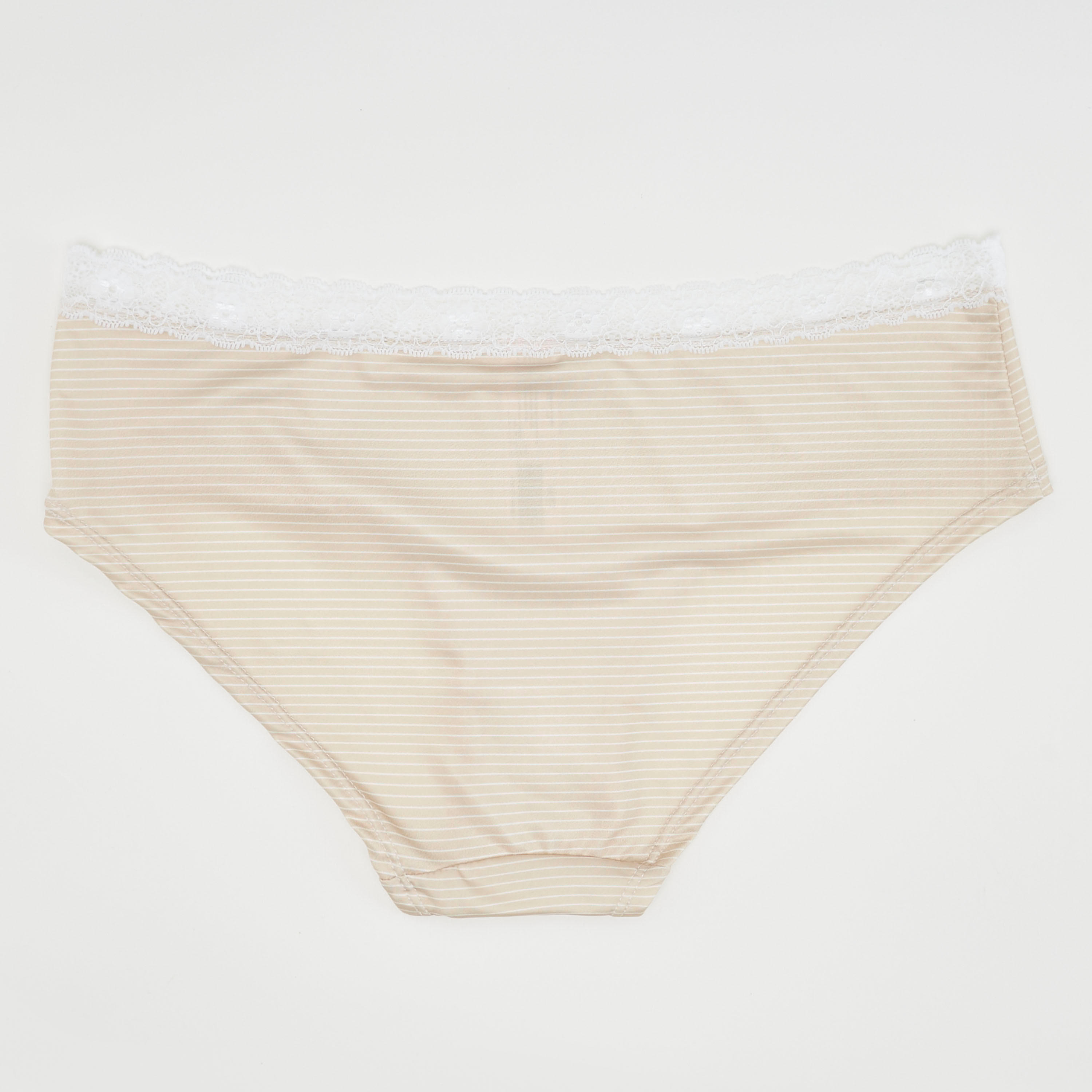 سروال هيبستر داخلي مخطّط بخصر دانتيل-women-clothing-lingerie-panties-image-3