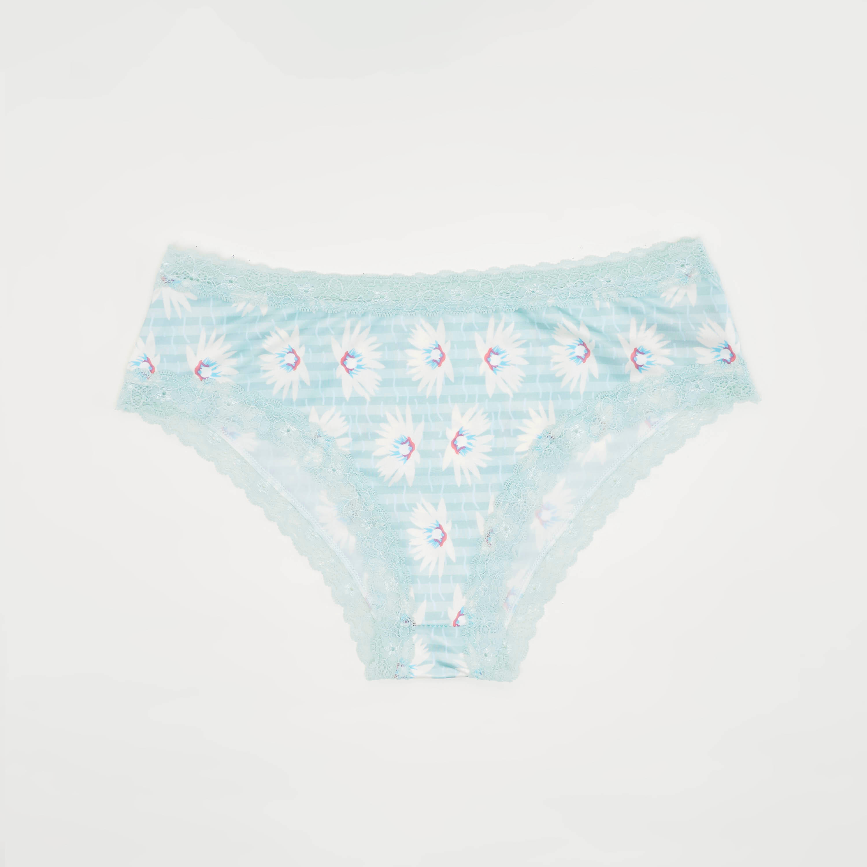 سراويل بيكيني بتفاصيل دانتيل وطبعات أزهار-women-clothing-lingerie-panties-image-1