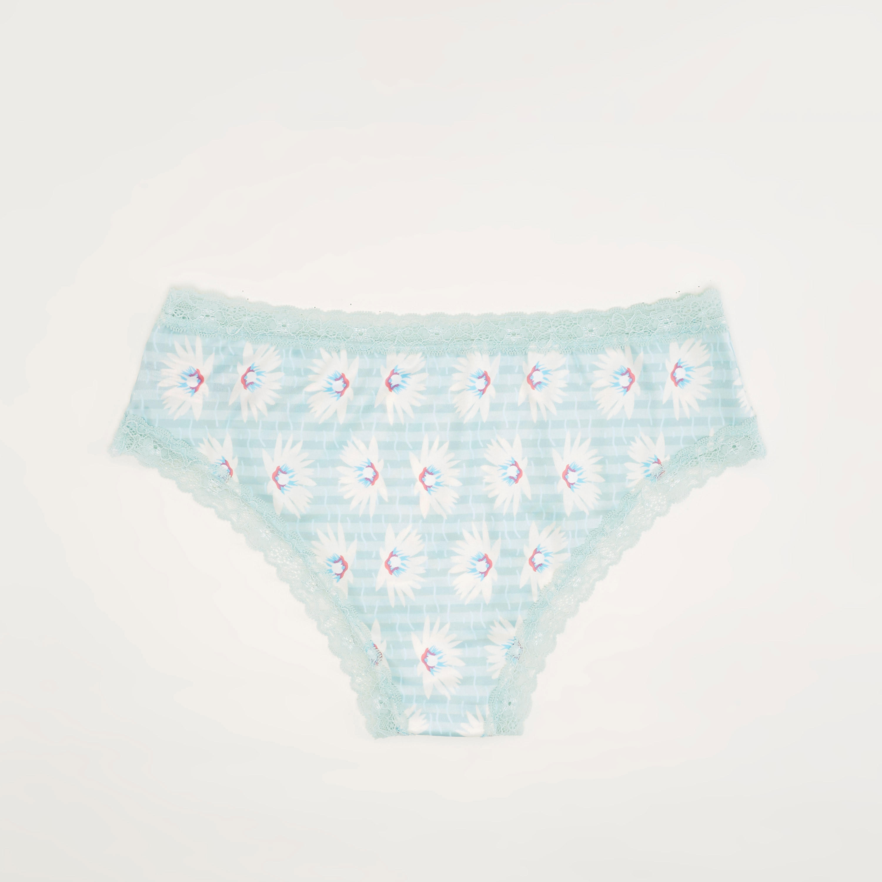 سراويل بيكيني بتفاصيل دانتيل وطبعات أزهار-women-clothing-lingerie-panties-image-3