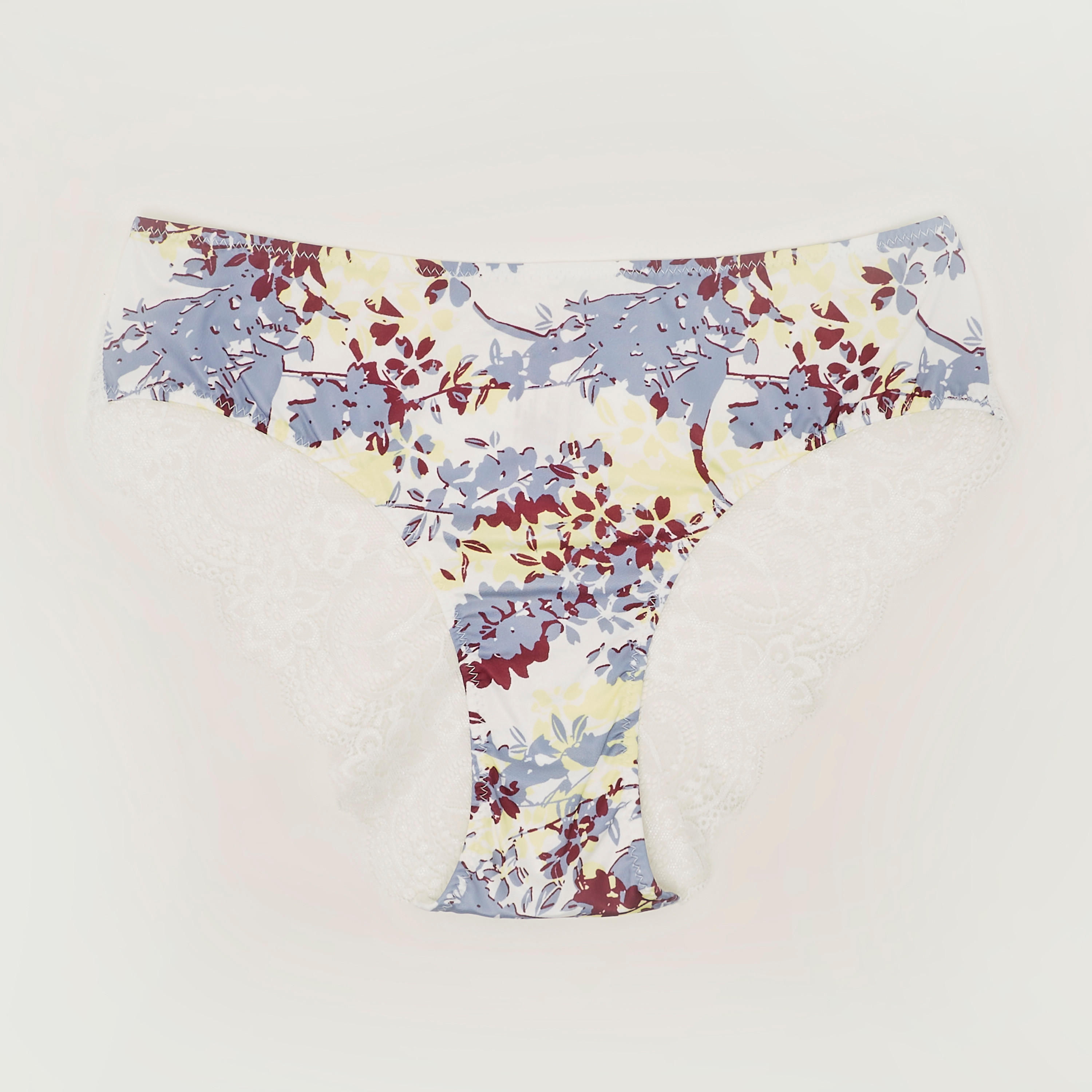 سروال هيبستر داخلي بخصر مطاطي وتفاصيل دانتيل وطبعات أزهار-women-clothing-lingerie-panties-image-1