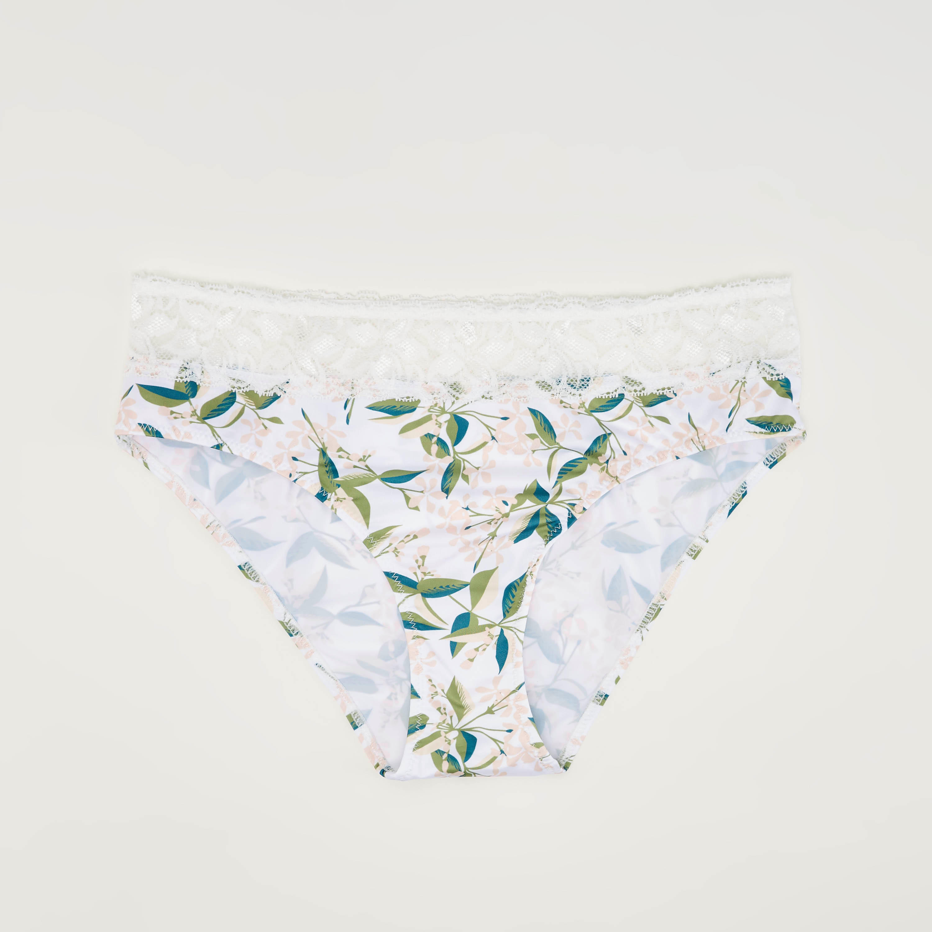 سروال داخلي هيبستر بطبعات أزهار وخصر مطّاطي دانتيل-women-clothing-lingerie-panties-image-1