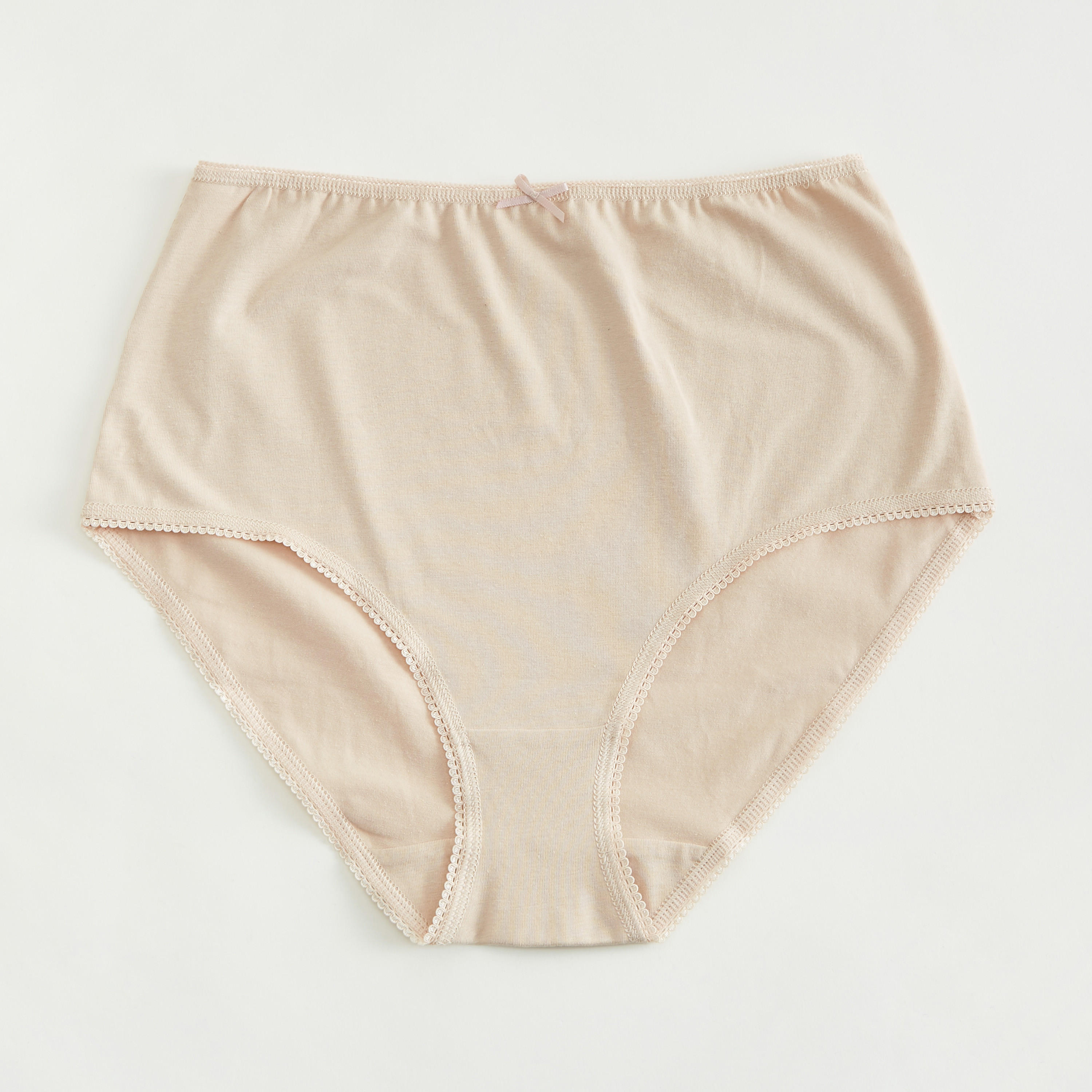 سراويل داخليّة سادة بخصر مطّاطي - طقم من 5 قطع-women-clothing-lingerie-panties-image-2