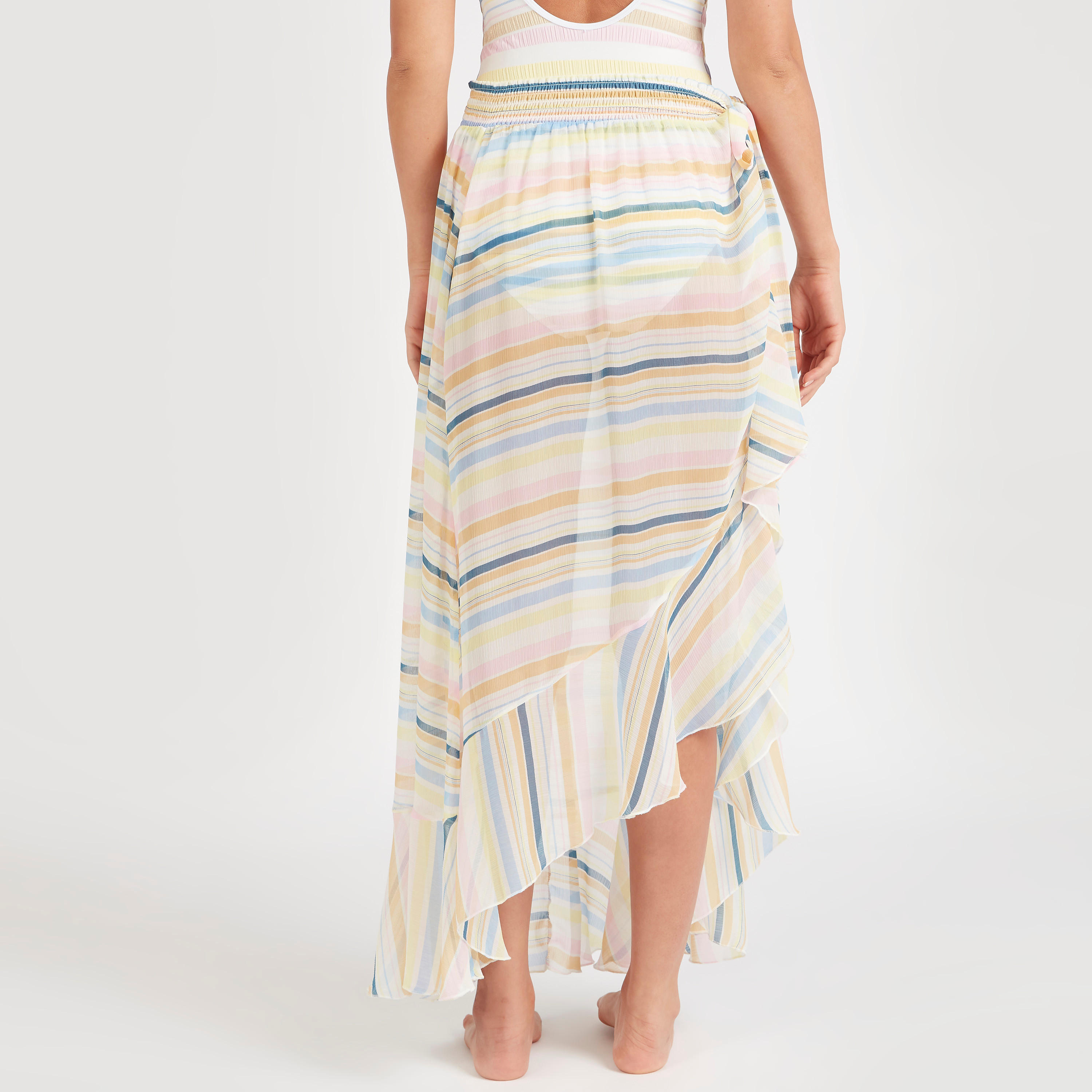 تنورة بأراف غير مستوية من بيتش وير-women-clothing-swimandbeach-beachwear-image-3