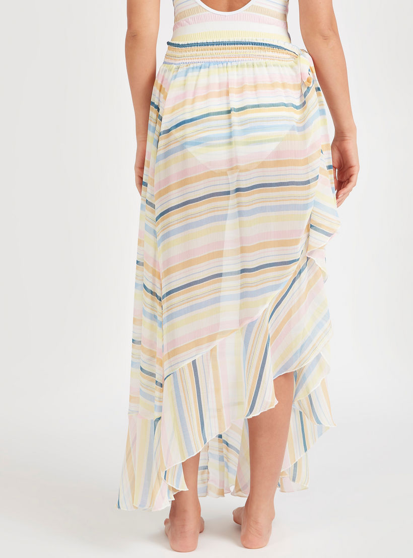 تنورة بأراف غير مستوية من بيتش وير-women-clothing-swimandbeach-beachwear-image-3