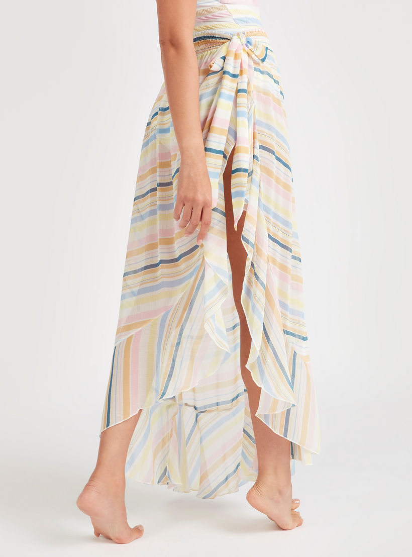 تنورة بأراف غير مستوية من بيتش وير-women-clothing-swimandbeach-beachwear-image-2