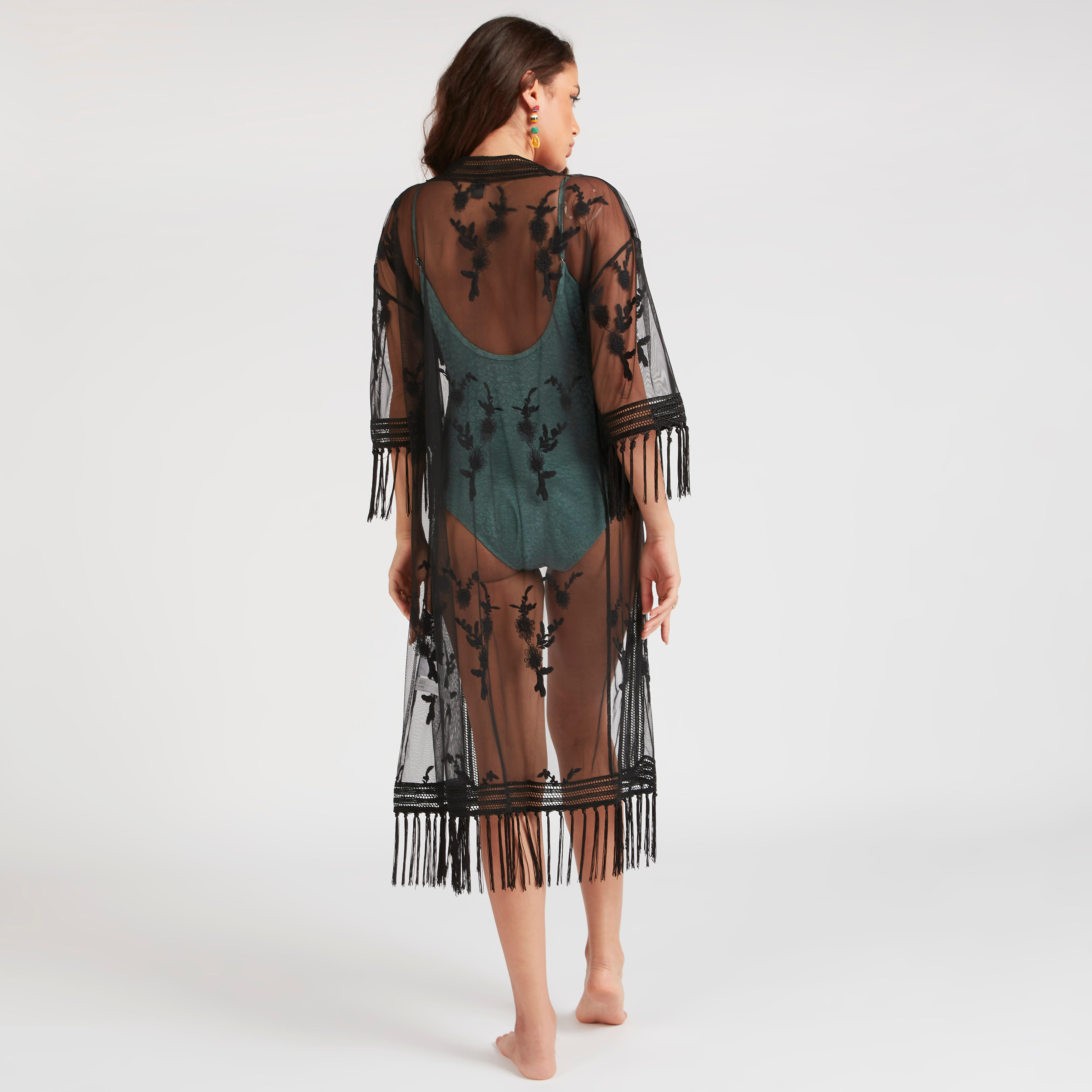 Embroidered Dress with Tassels-women-clothing-swimandbeach-beachwear-image-4