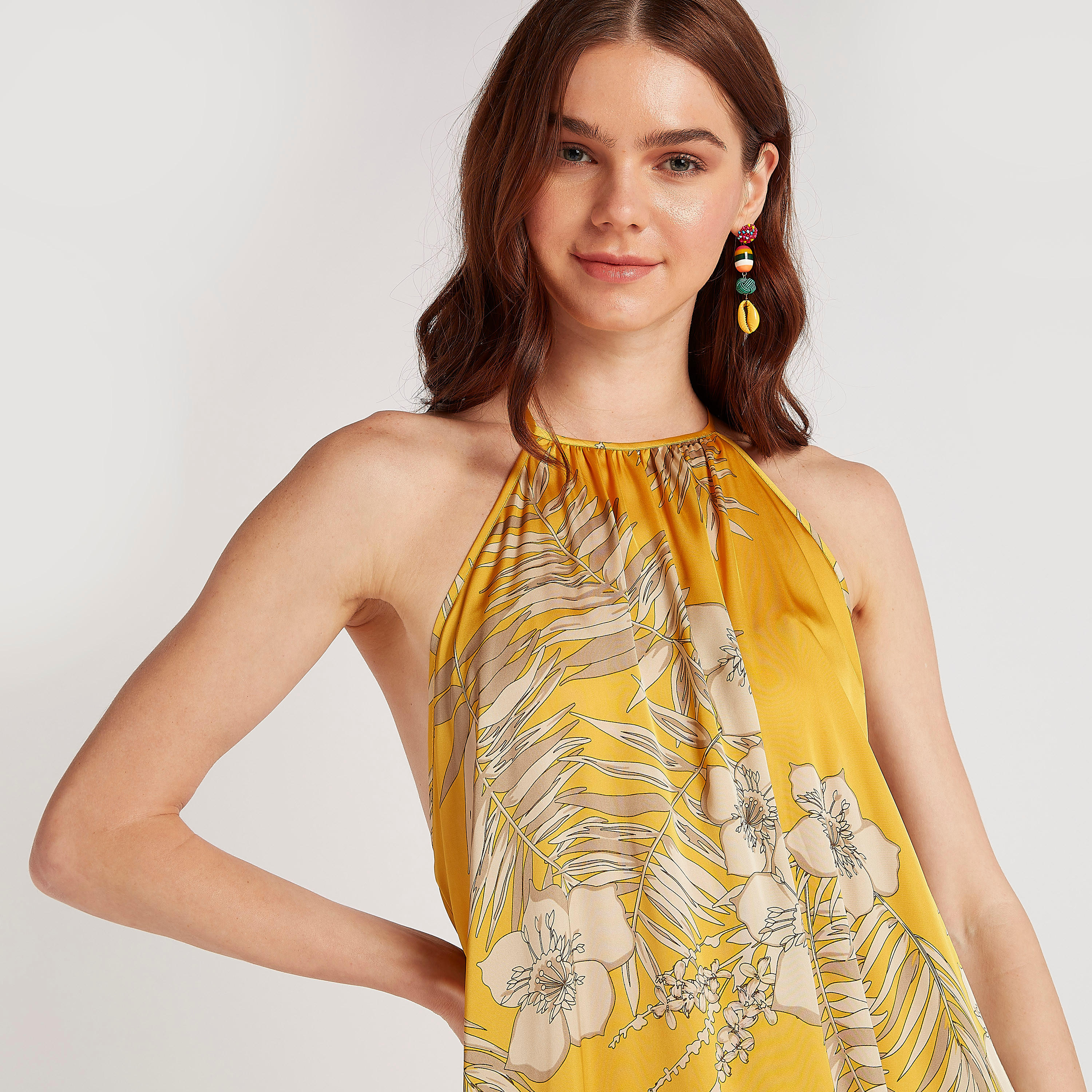 Floral Print Dress with Back Tie-Ups-women-clothing-swimandbeach-beachwear-image-3