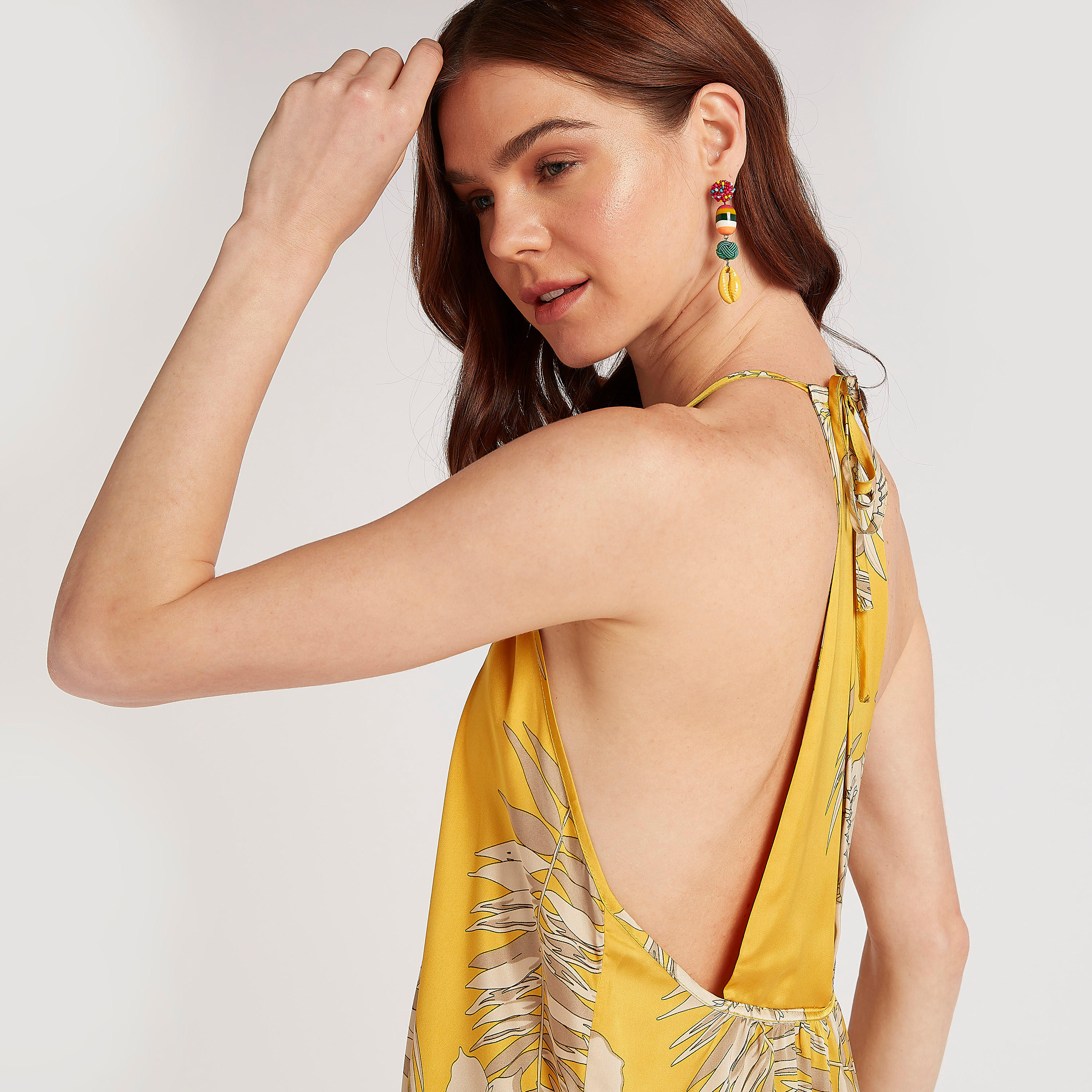 Floral Print Dress with Back Tie-Ups-women-clothing-swimandbeach-beachwear-image-5