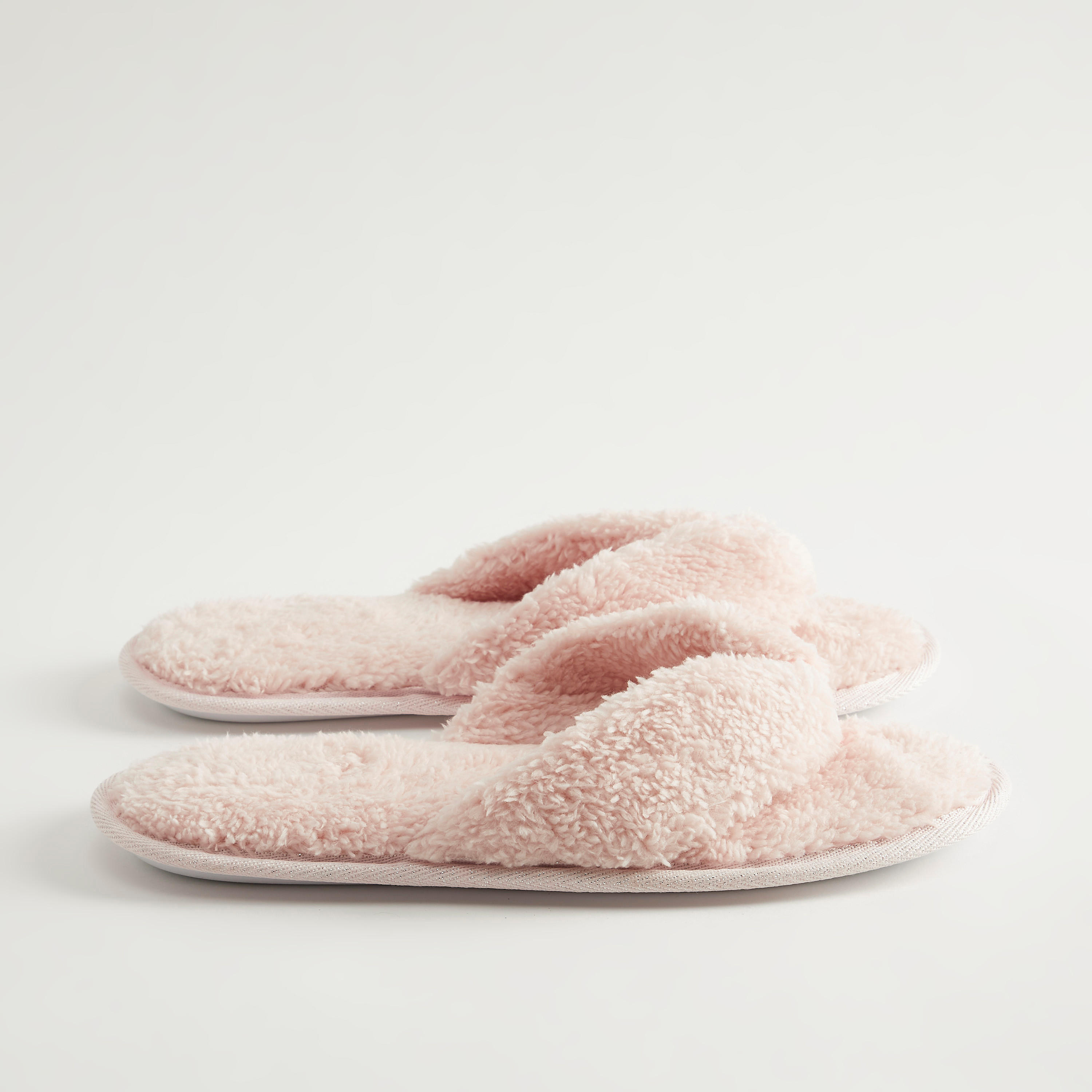 Textured Plush Slippers-women-clothing-nightwear-bedroomslippers-image-4