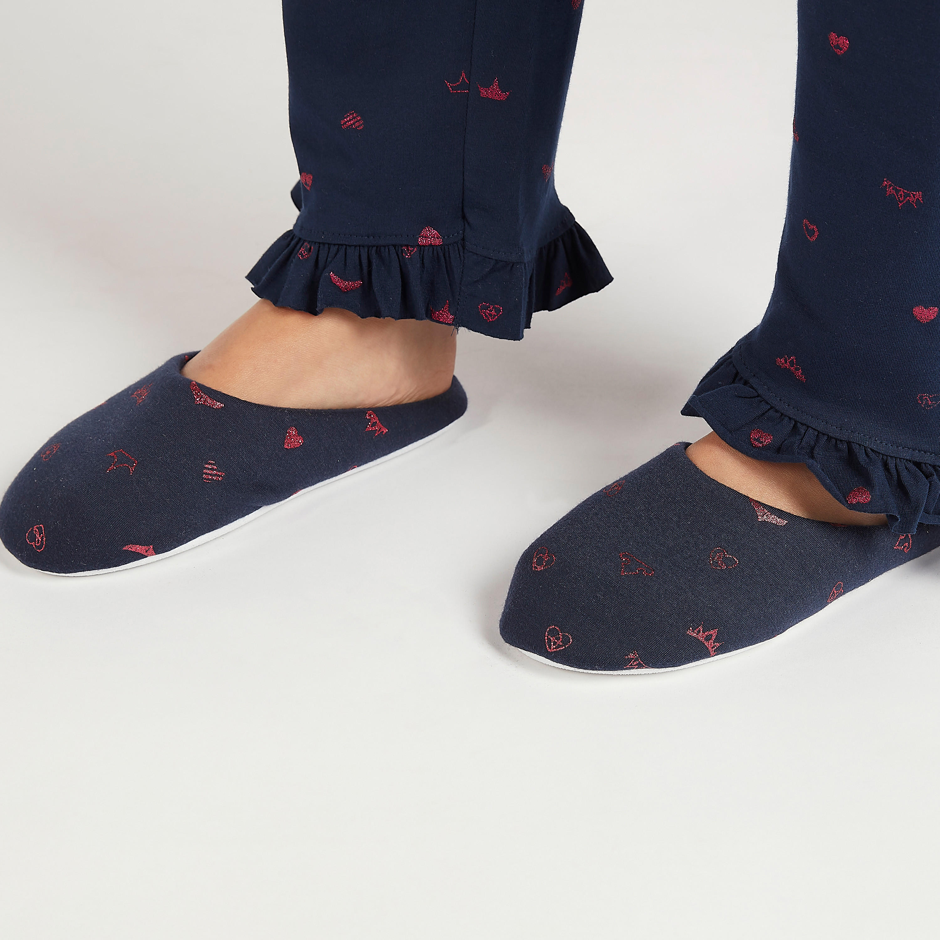 Princess Print Mule Slippers-women-clothing-nightwear-bedroomslippers-image-2