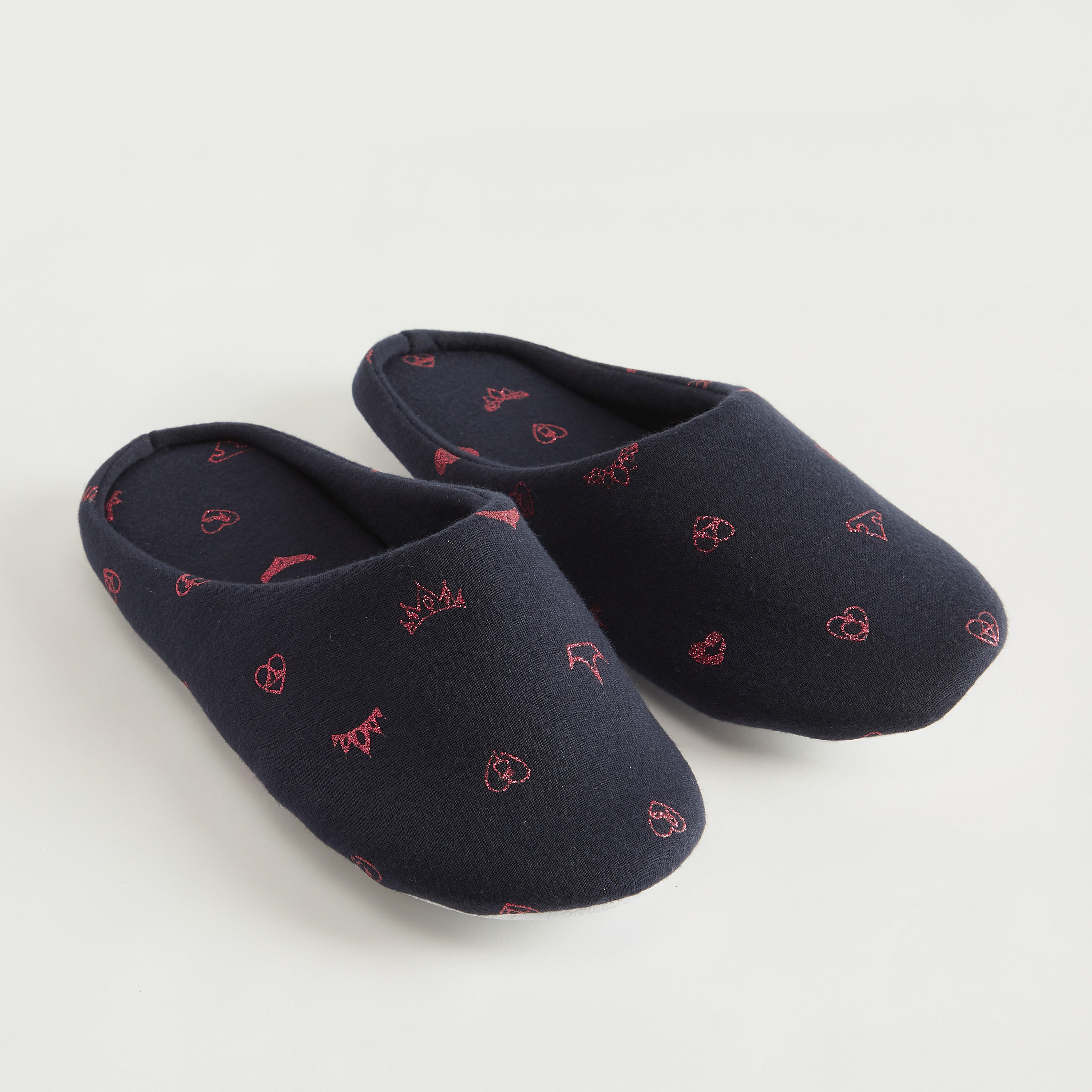 Princess Print Mule Slippers-women-clothing-nightwear-bedroomslippers-image-3