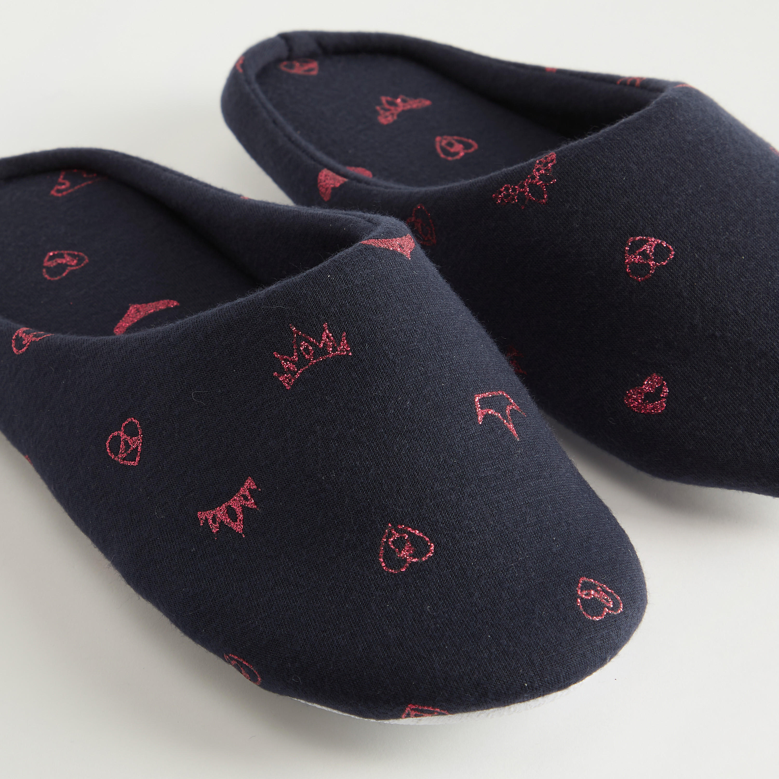 Princess Print Mule Slippers-women-clothing-nightwear-bedroomslippers-image-5