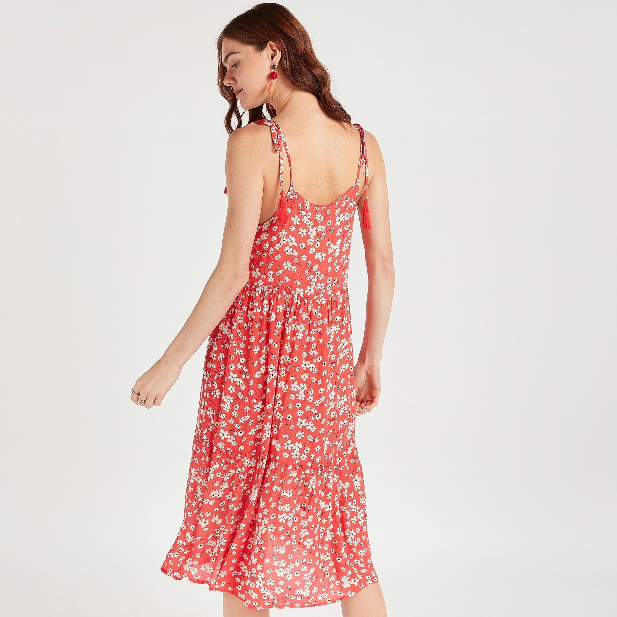 فستان بأربطة على الظهر وطبعات زهرية من بيتش وير-women-clothing-swimandbeach-beachwear-image-4